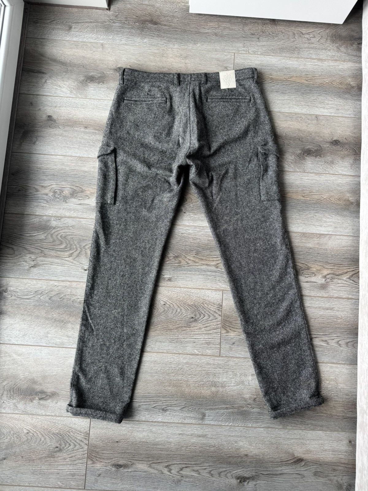 Eleventy Eleventy Luxury Men's Wool Cargo Pants Size US 33 - 11 Thumbnail