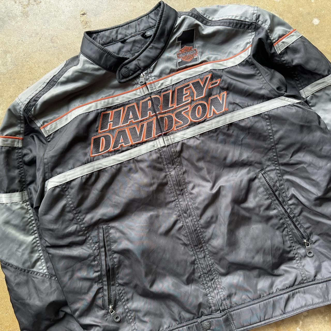 Harley Davidson × Vintage Vintage Harley Davidson Motorcycle Jacket Size US XL / EU 56 / 4 - 3 Thumbnail