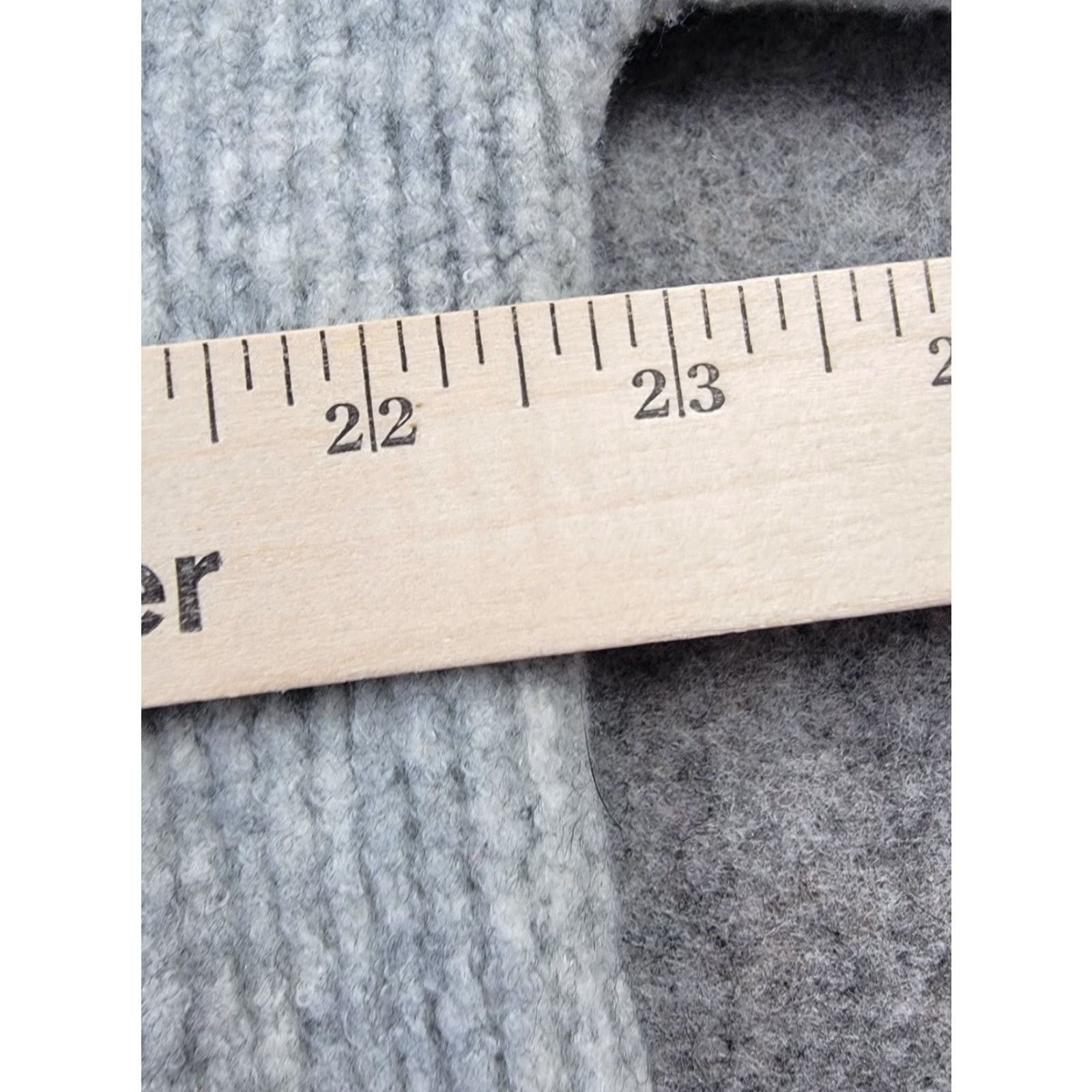 J.Crew J. Crew Sweater Womens Large Gray Ribbed Crewneck Pullover Knit Regular Wool Acrylic Spandex Polyamide Fall Winter Size L / US 10 / IT 46 - 7 Thumbnail