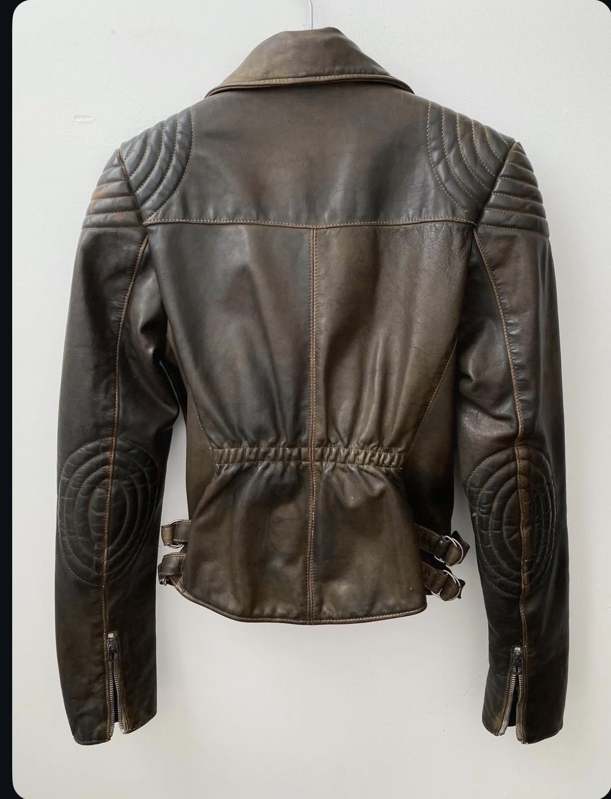 14th Addiction GAS Leather Biker Jacket Size US S / EU 44-46 / 1 - 8 Thumbnail