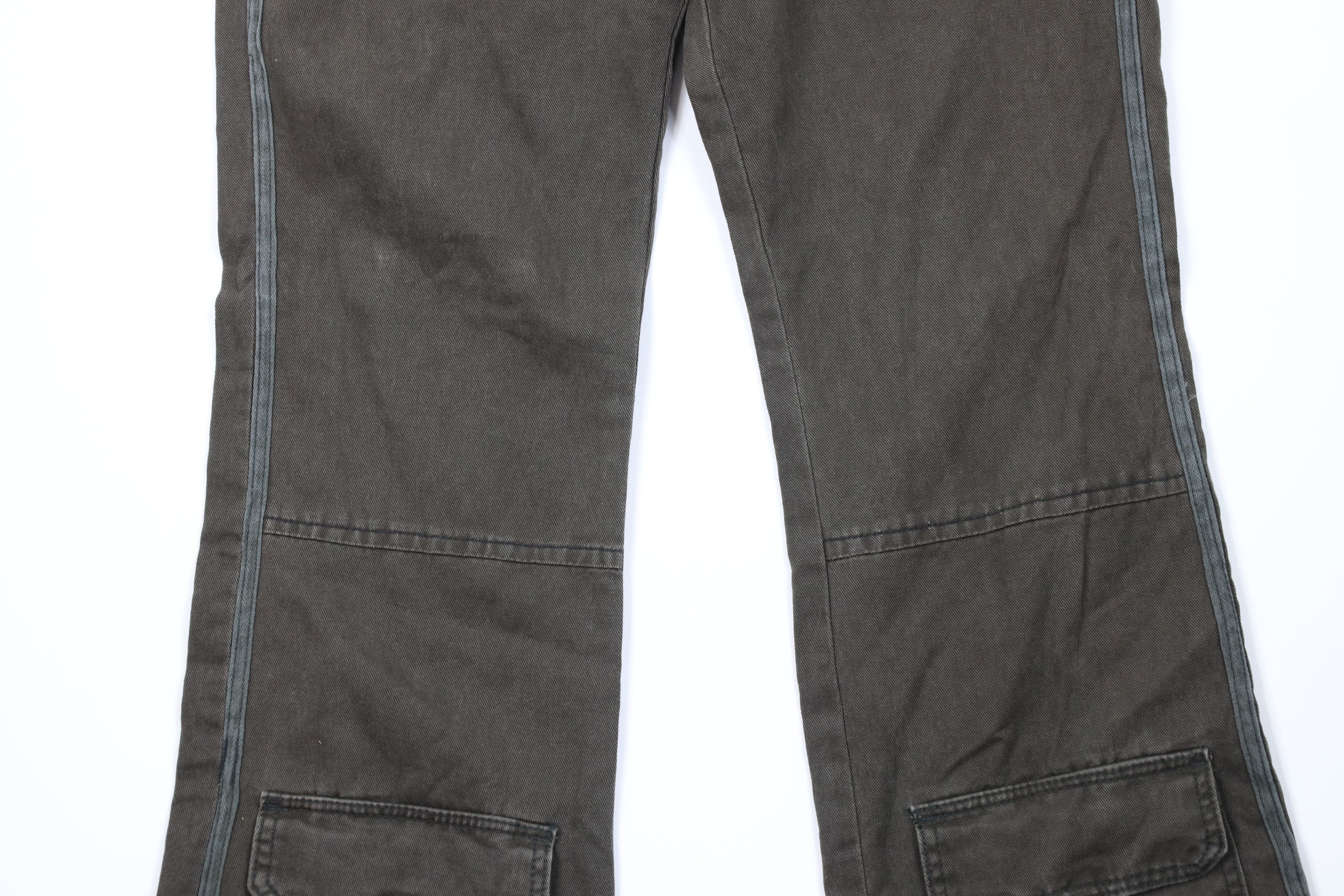 Vintage Vintage 90s Y2K Babydoll Baggy Wide Leg Flare Cargo Pants Size 38" / US 16 / IT 52 - 3 Thumbnail