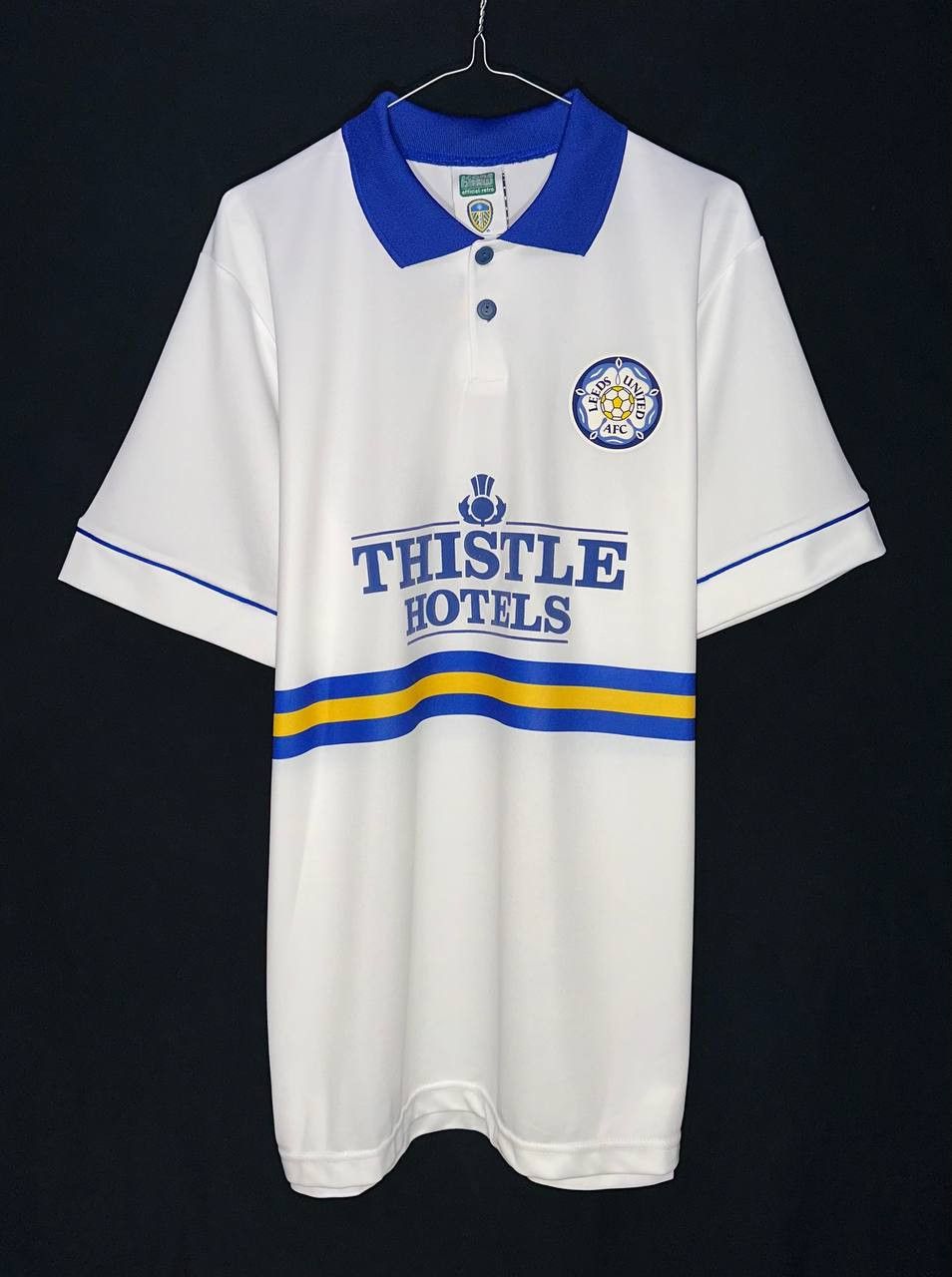 Other Leeds United home 1993 1995 Score draw football shirt jersey Size US XL / EU 56 / 4 - 1 Thumbnail