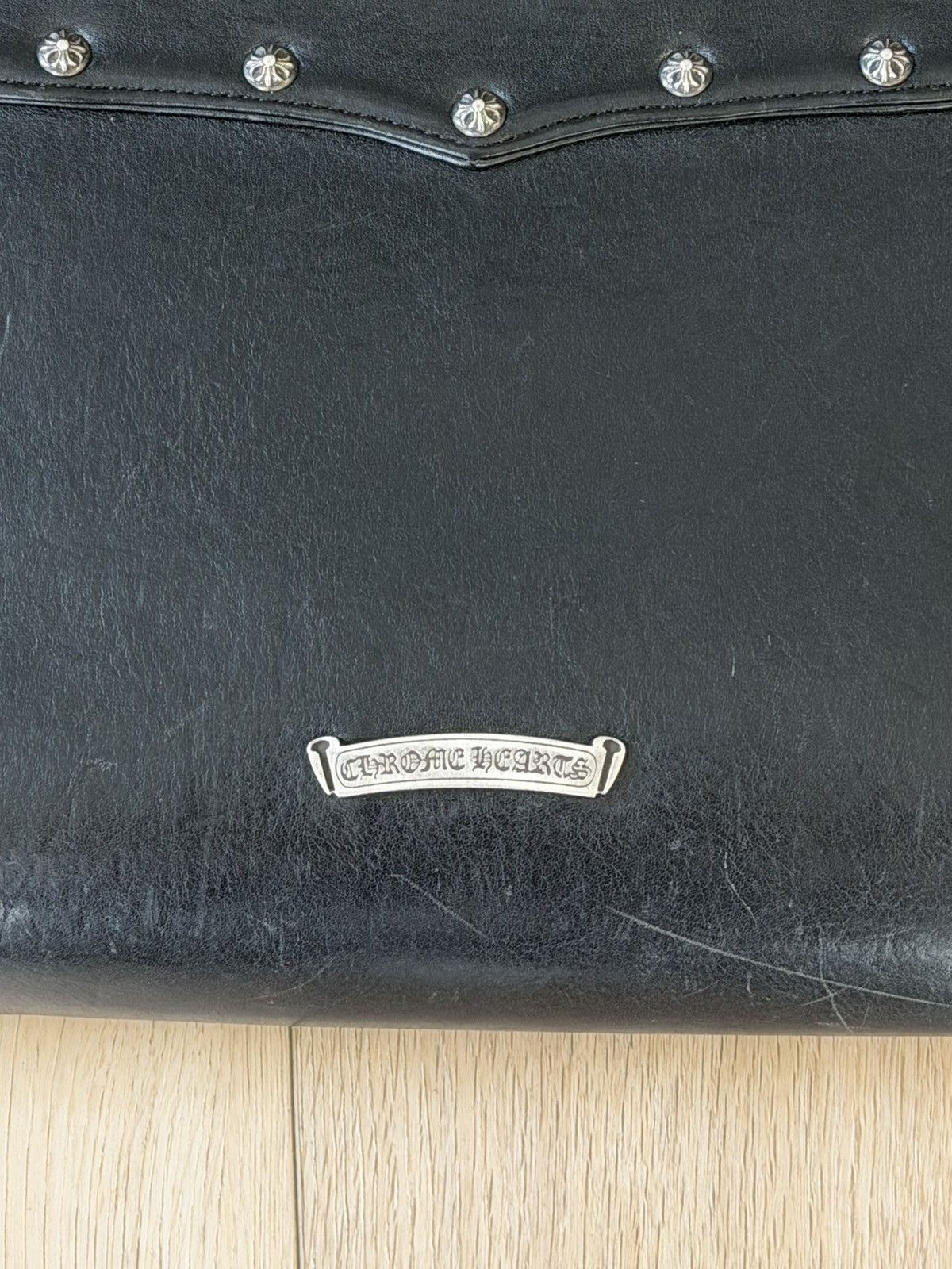 Chrome Hearts Chrome Hearts Leather Briefcase Bag Size ONE SIZE - 9 Thumbnail