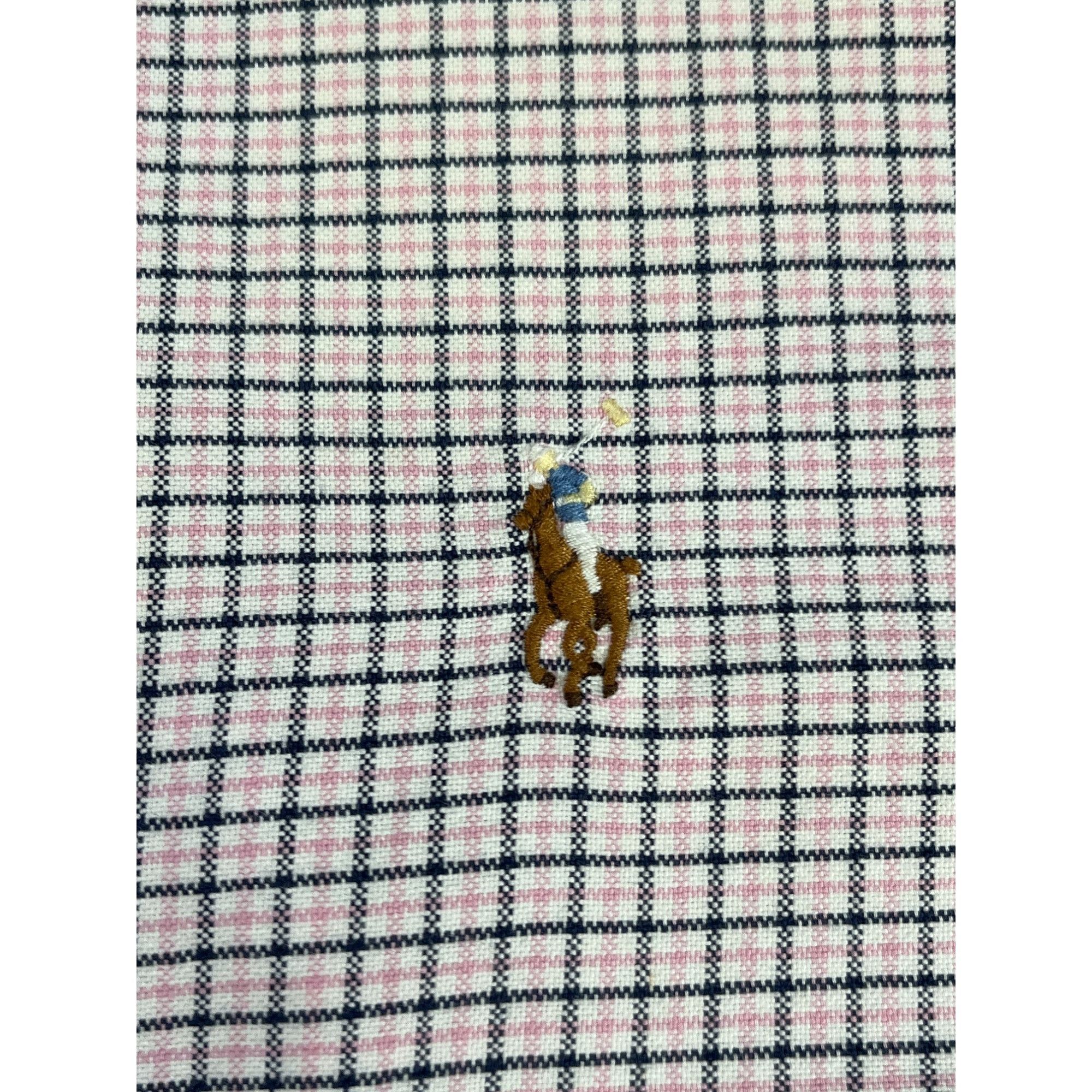 Ralph Lauren Ralph Lauren Mens pink Checkered Button Up Long Sleeve Shirt Size US L / EU 52-54 / 3 - 8 Thumbnail