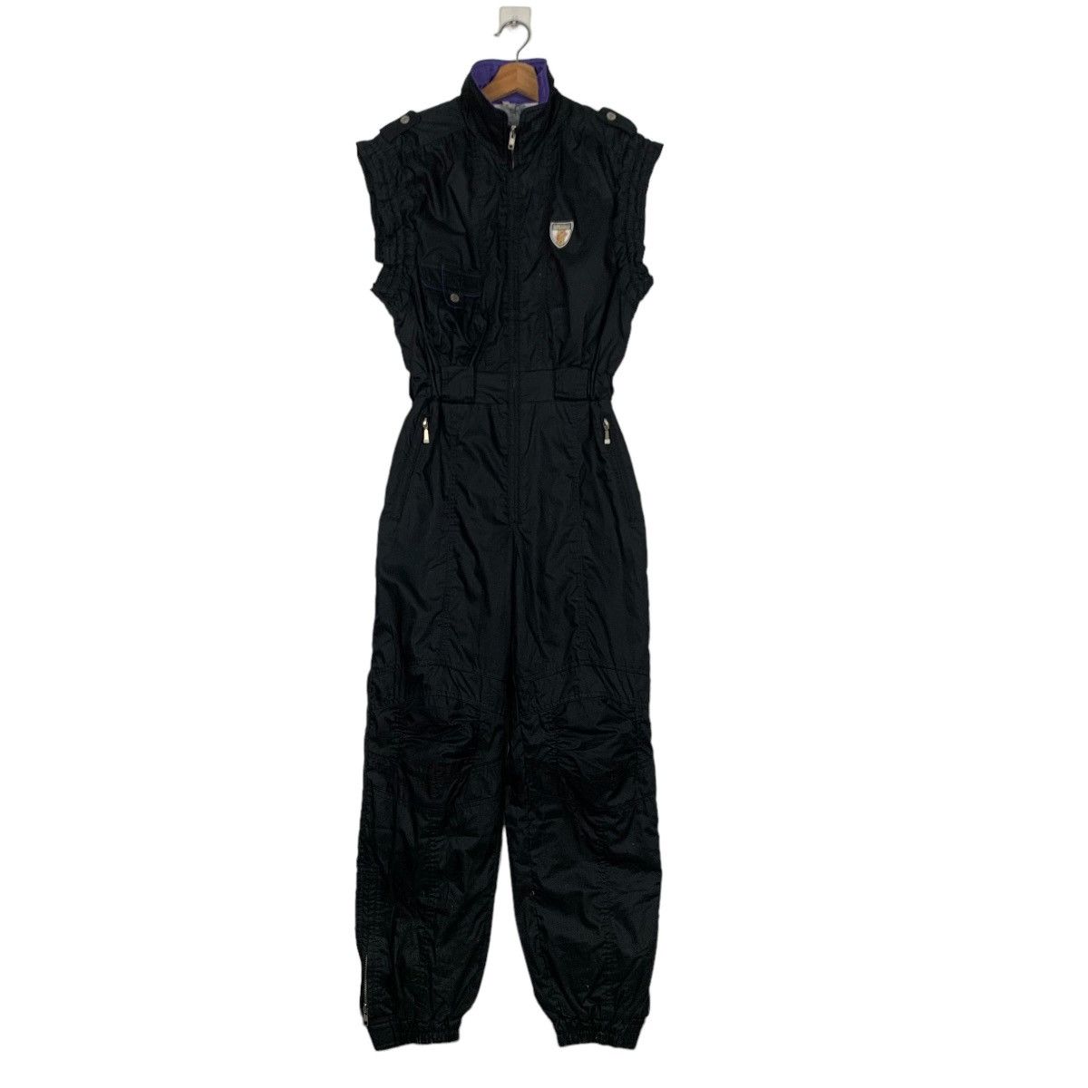 image of Vintage Ellesse Goldwin Ski Overall 0136-C7 in Black, Men's (Size 26)