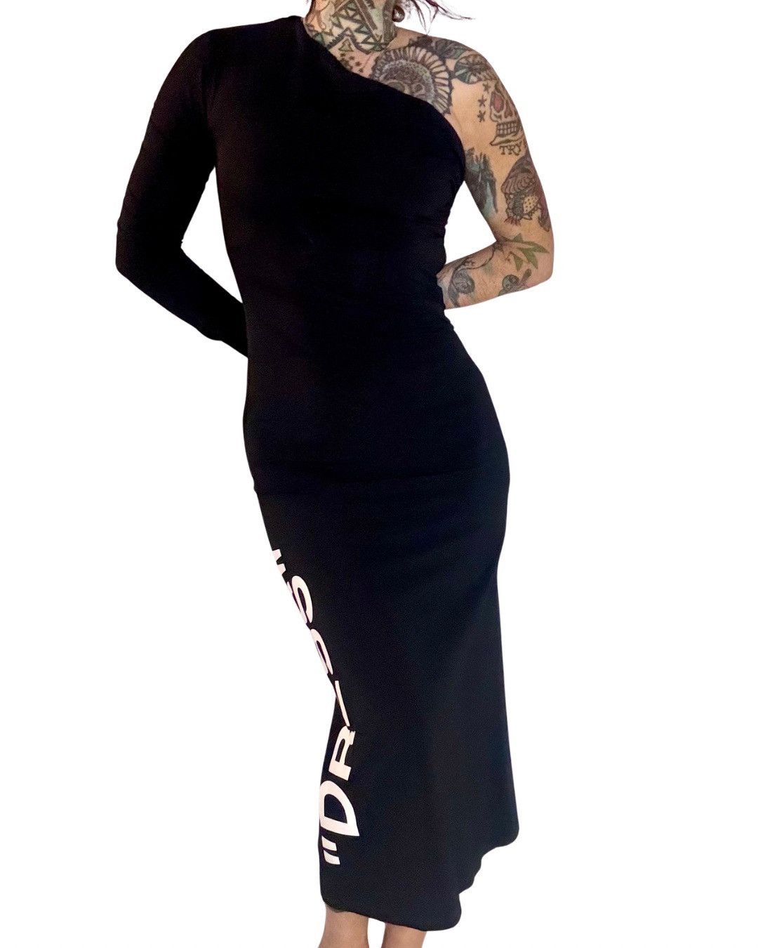 Off-White OFF-WHITE/Virgil Abloh 2013 black, one shoulder “DRESS” Size M / US 6-8 / IT 42-44 - 6 Thumbnail