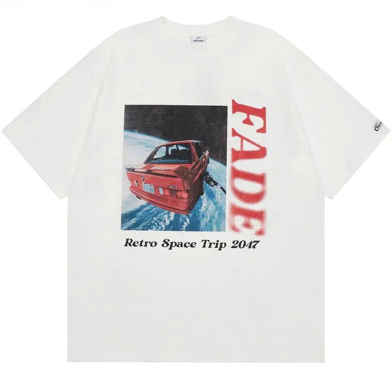 Japanese Brand × Vintage Vintage Retro Space Print Oversized T Shirt Design Size US M / EU 48-50 / 2 - 1 Thumbnail