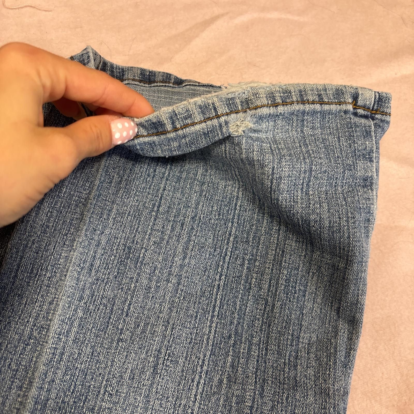 Other y2k distressed low rise flare jeans Size 30" / US 8 / IT 44 - 6 Thumbnail