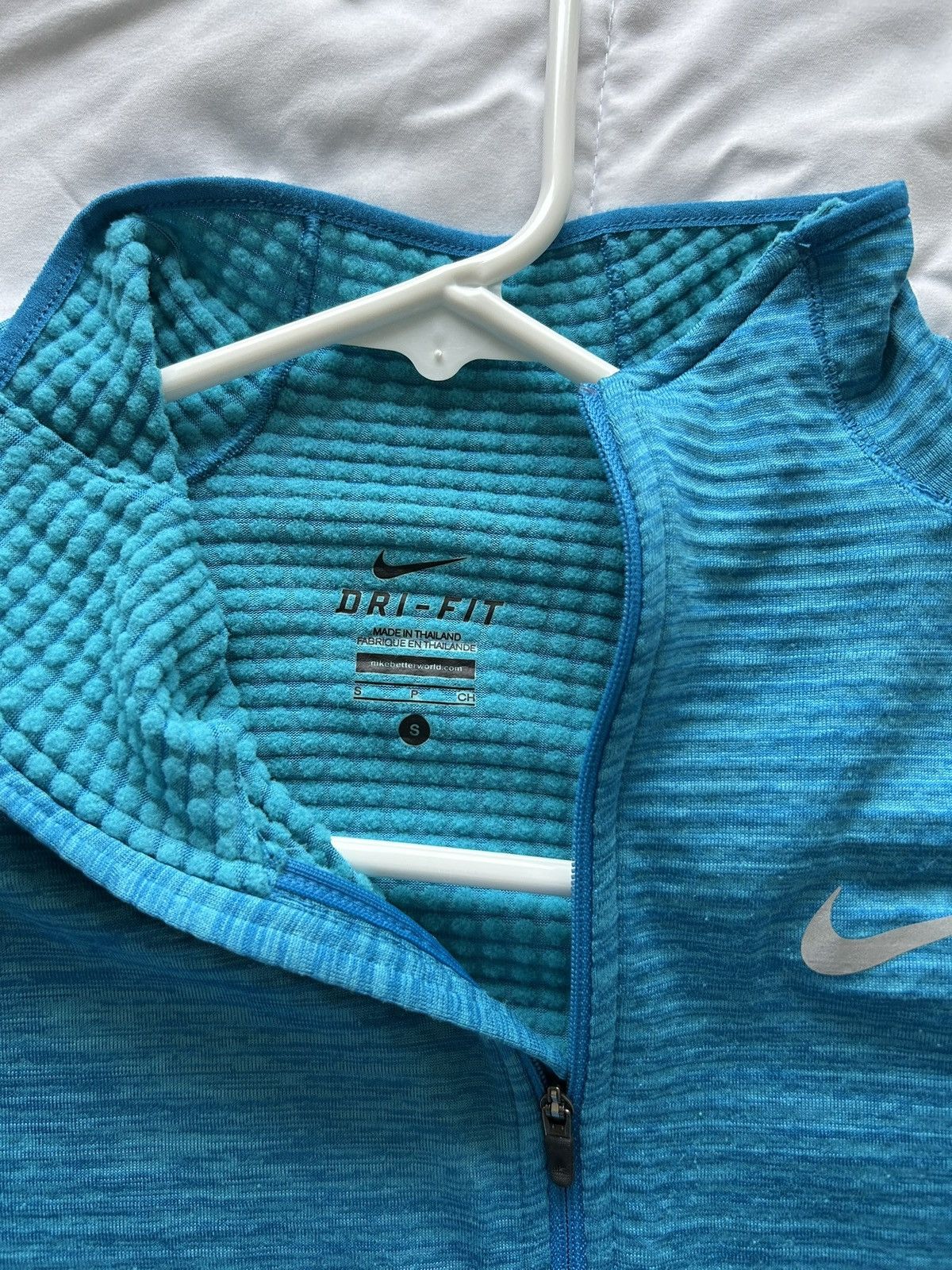 Nike Nike Dri-Fit Half Zip Running Jacket (Blue) Size US S / EU 44-46 / 1 - 3 Thumbnail