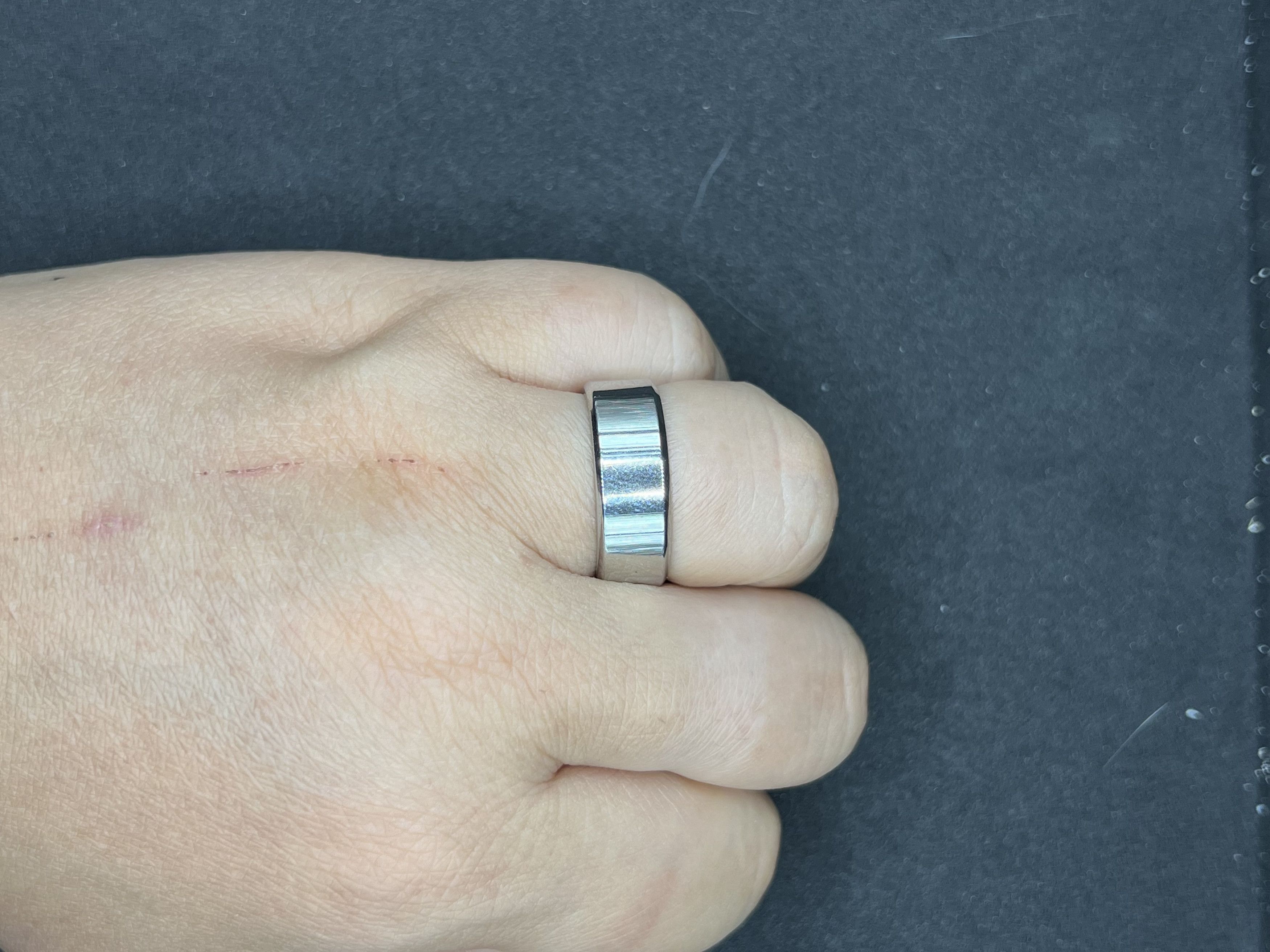 Other Silver Stainless Steel Ring - US Size 8 Size ONE SIZE - 4 Thumbnail