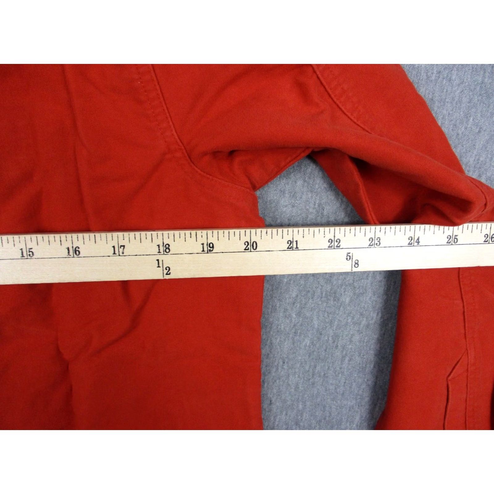 Toad&Co Toad&Co Morrison LS Shirt Womens Medium Red Organic Cotton Long Sleeve Pockets Size M / US 6-8 / IT 42-44 - 7 Thumbnail