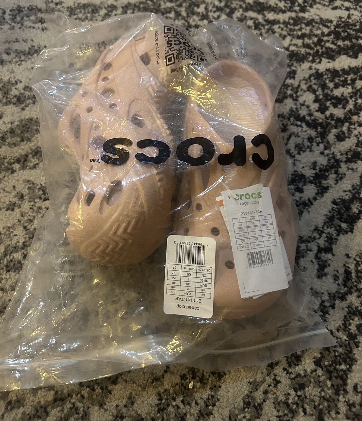 Crocs Crocs Caged Clog Pink Caramel Women size 8 Size US 8 / IT 38 - 4 Thumbnail