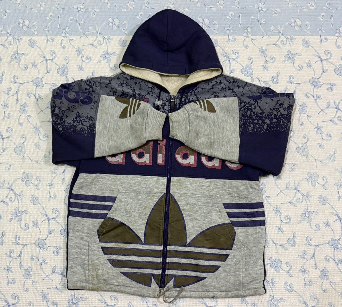 Adidas Adidas Zipper Hoodie Jacket Size US M / EU 48-50 / 2 - 6 Thumbnail