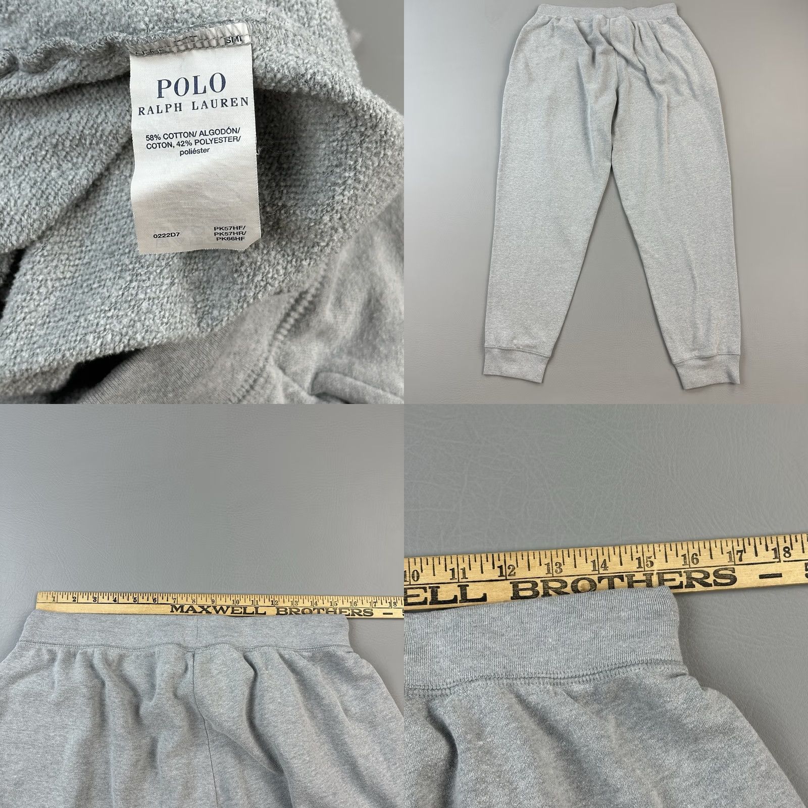 Polo Ralph Lauren Polo Ralph Lauren Pants Mens XL Gray Jogger Lounge Sleepwear Tiger Logo Polo RL Size US XL / EU 56 / 4 - 8 Thumbnail
