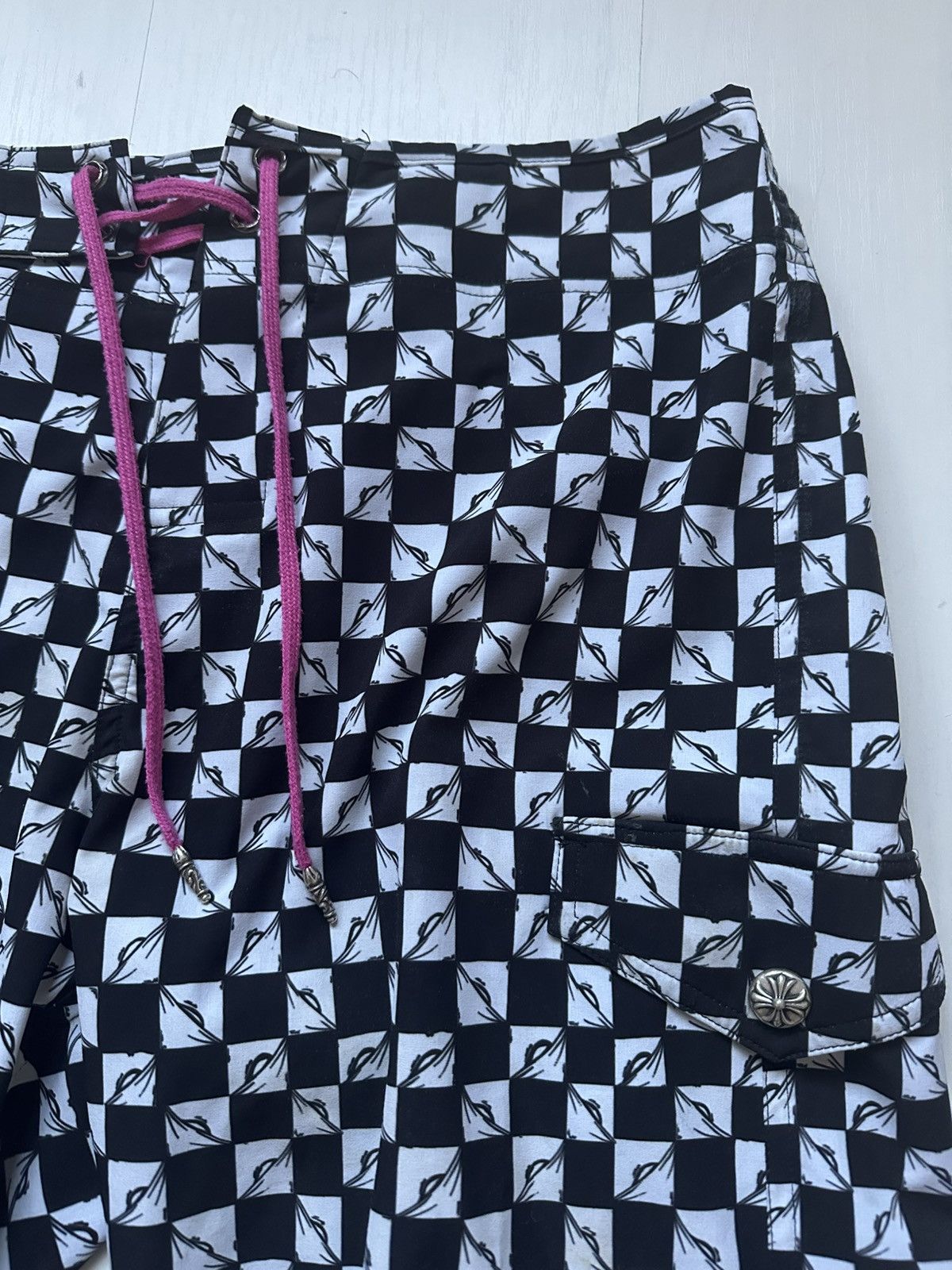 Chrome Hearts Chrome Hearts 99 Eyes Swim Shorts Size US 30 / EU 46 - 2 Thumbnail