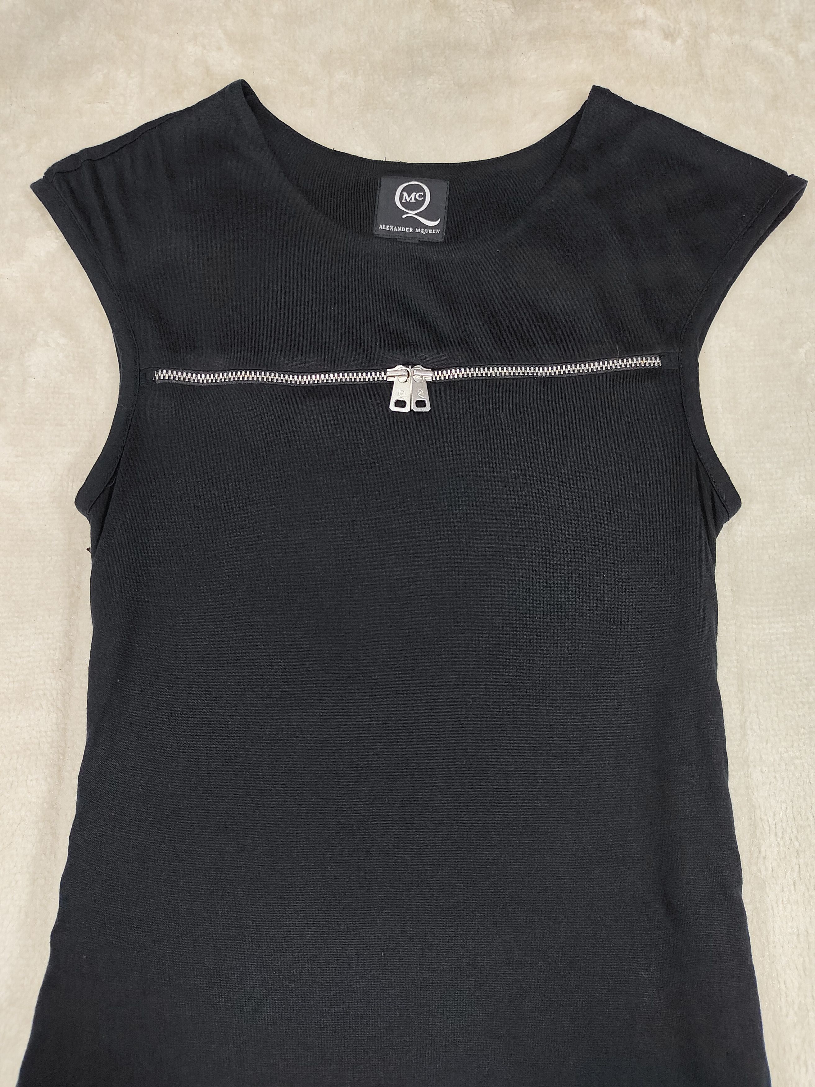Alexander McQueen SS13 Alexander McQueen❤️‍🔥Gothic Minimalism Asymetric Dress Size S / US 4 / IT 40 - 2 Thumbnail