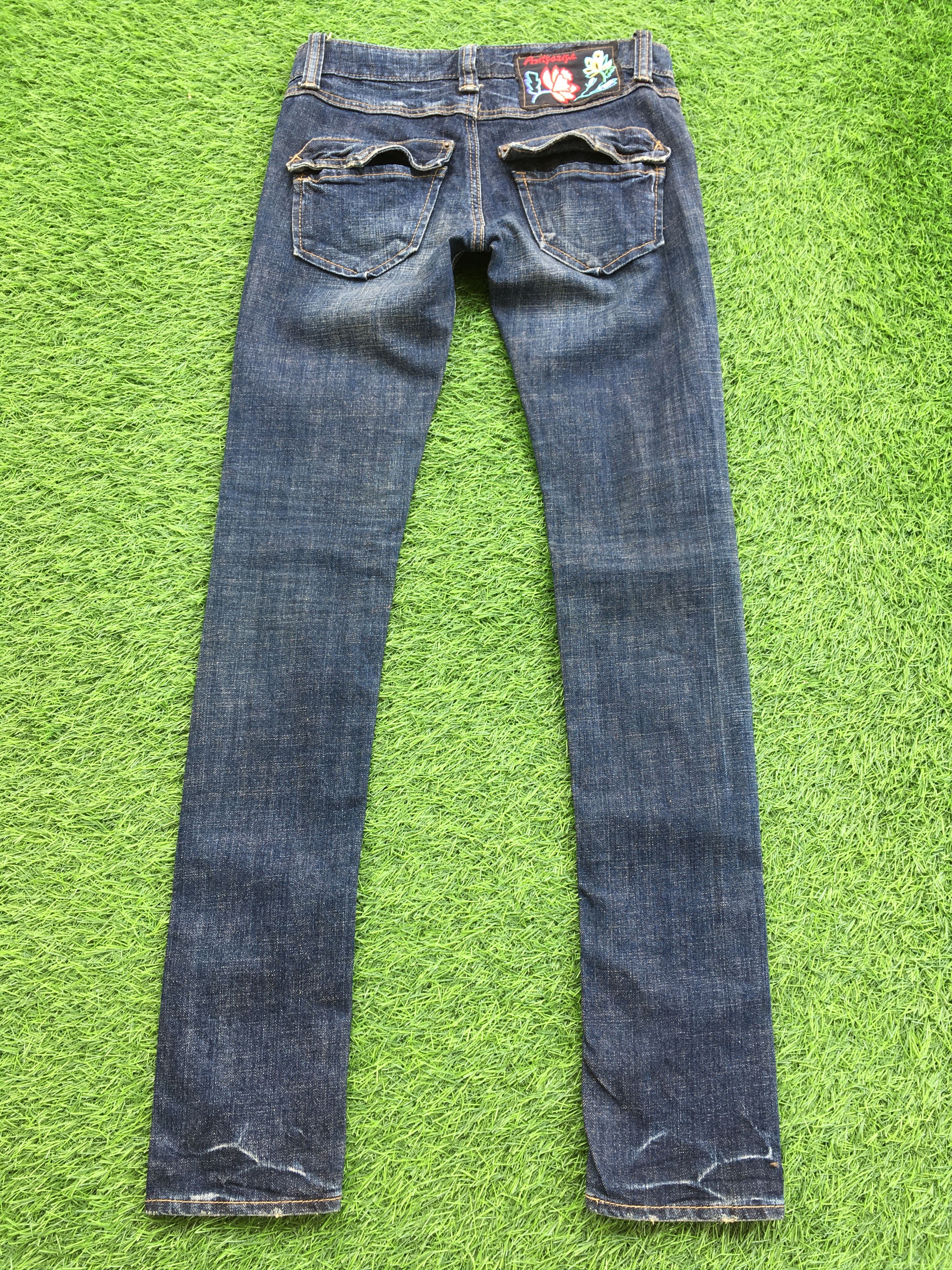 Japanese Brand Japanese Low Waist Skinny Denim Pants D-1192 Size 25" / US 0 / IT 36 - 1 Thumbnail