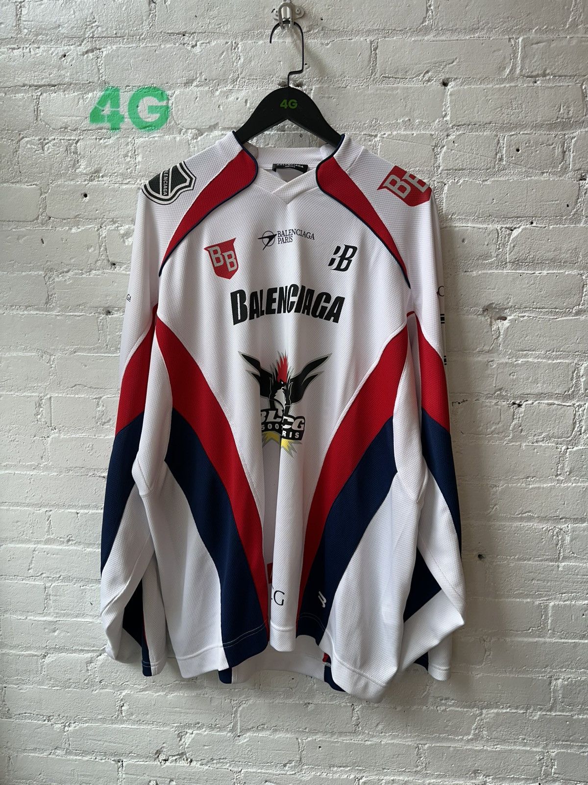 Balenciaga BALENCIAGA NEW SEASON HOCKEY JERSEY Size US S / EU 44-46 / 1 - 1 Thumbnail
