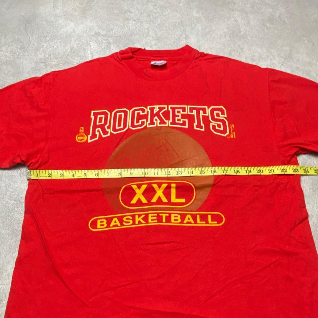 Champion Vintage Single Stitch Champion Rockets Basketball Tee Size US XL / EU 56 / 4 - 8 Thumbnail