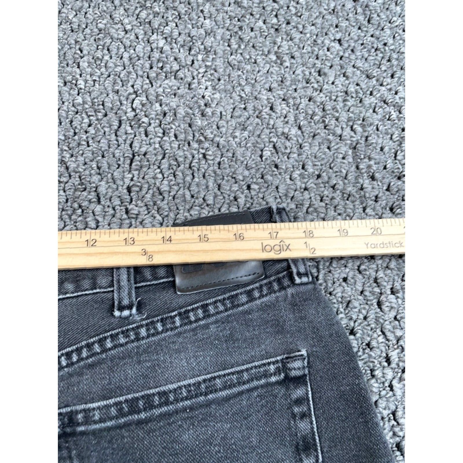 Lee VINTAGE Lee Men's Jeans 35x29 Relaxed Fit Cotton Denim Black Anime Jujutsu Kaisen Retro 90s Size US 35 - 5 Thumbnail