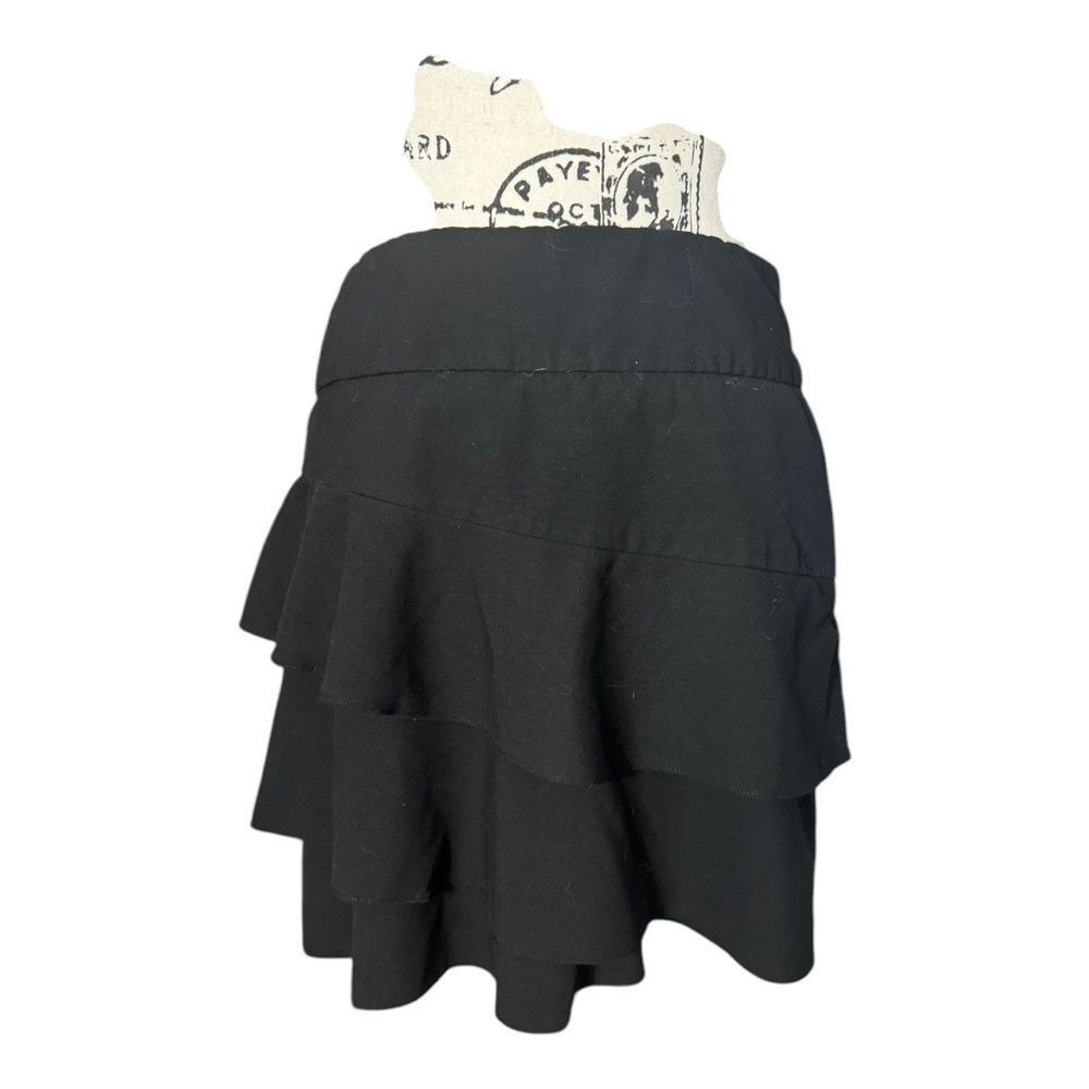 Other The Limited Black Tiered Ruffle Mini Skirt Women’s Size 4 Size 27" / US 4 / IT 40 - 3 Thumbnail