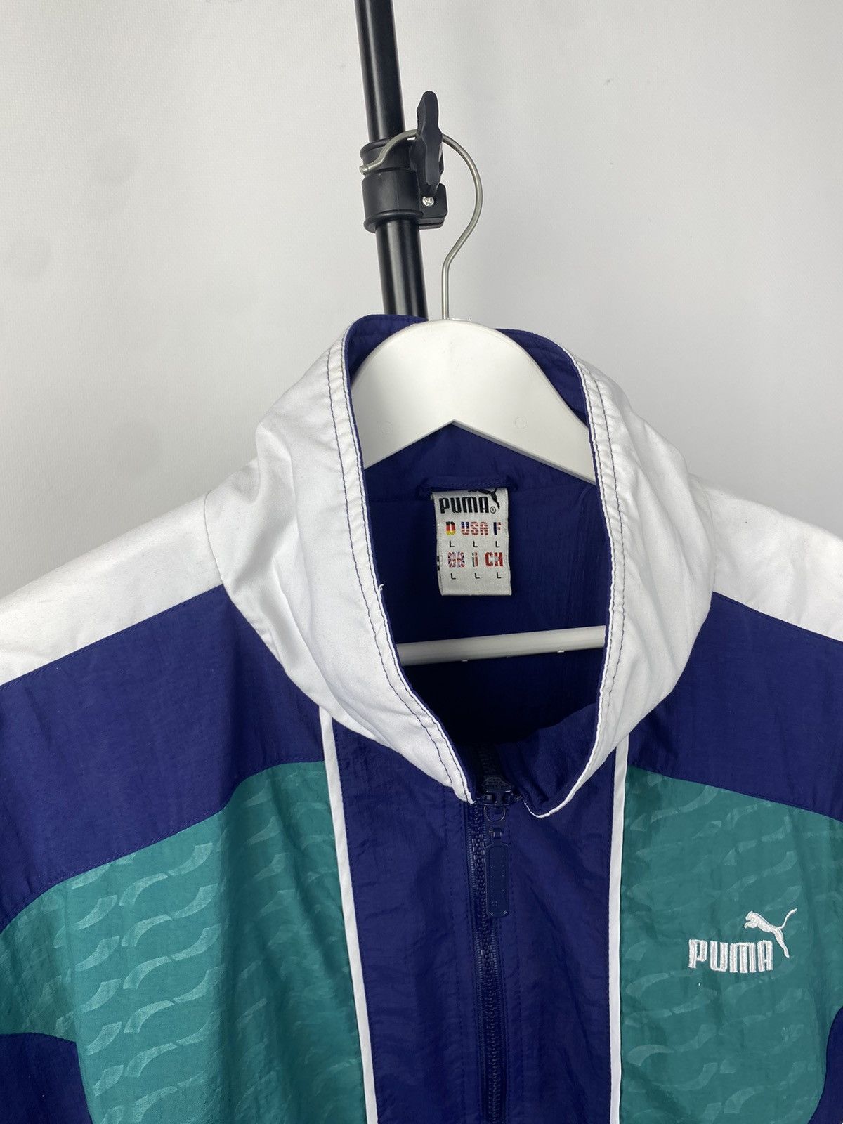 Puma × Vintage 1990’s Vintage Puma Tennis Wear Track Top Jacket Size US L / EU 52-54 / 3 - 7 Thumbnail