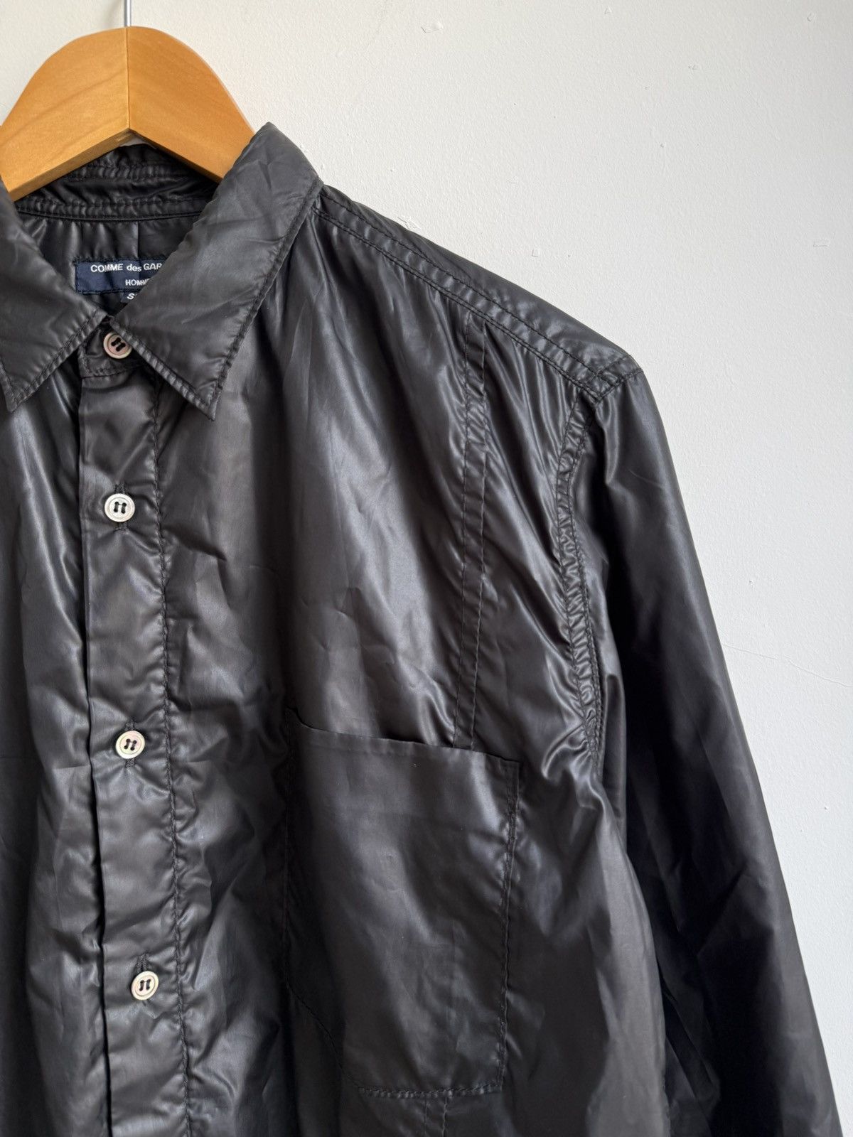 Comme des Garcons Homme Cdg Homme AD2007 Black Shacket Size US S / EU 44-46 / 1 - 5 Thumbnail