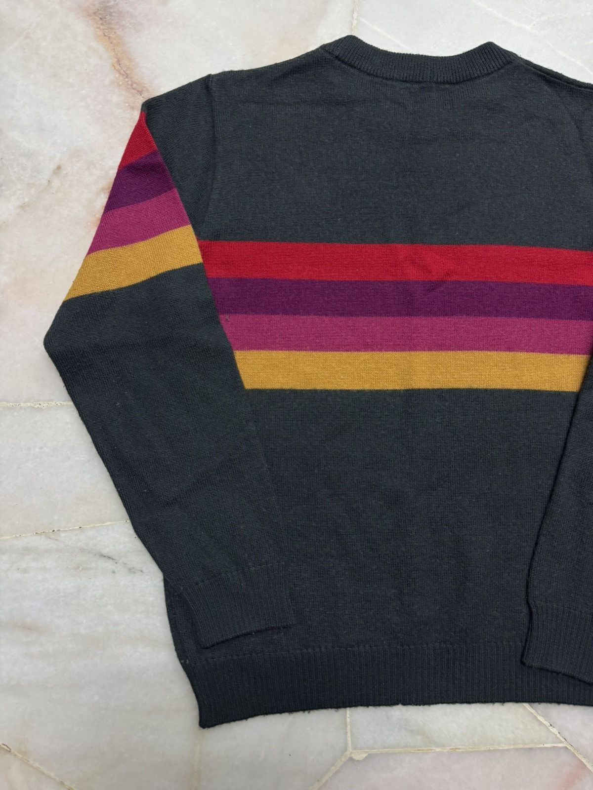 Yves Saint Laurent 💥VTG 90's YVES SAINT LAURENT ENFANTS MULTICOLOR SWEATSHIRT Size US XXS / EU 40 - 13 Thumbnail