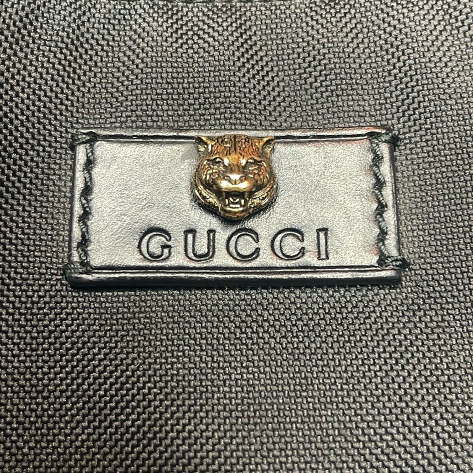 Gucci Gucci Techno Web Tiger Head Drawstring Backpack 450979 Size ONE SIZE - 2 Thumbnail