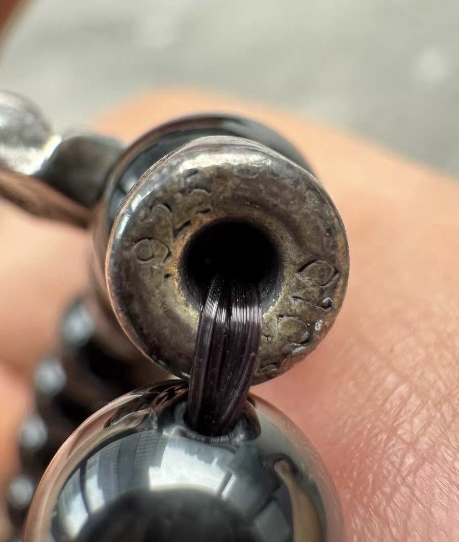 Chrome Hearts Chrome Hearts Rolling Stones Obsidian Bracelet Size ONE SIZE - 6 Thumbnail