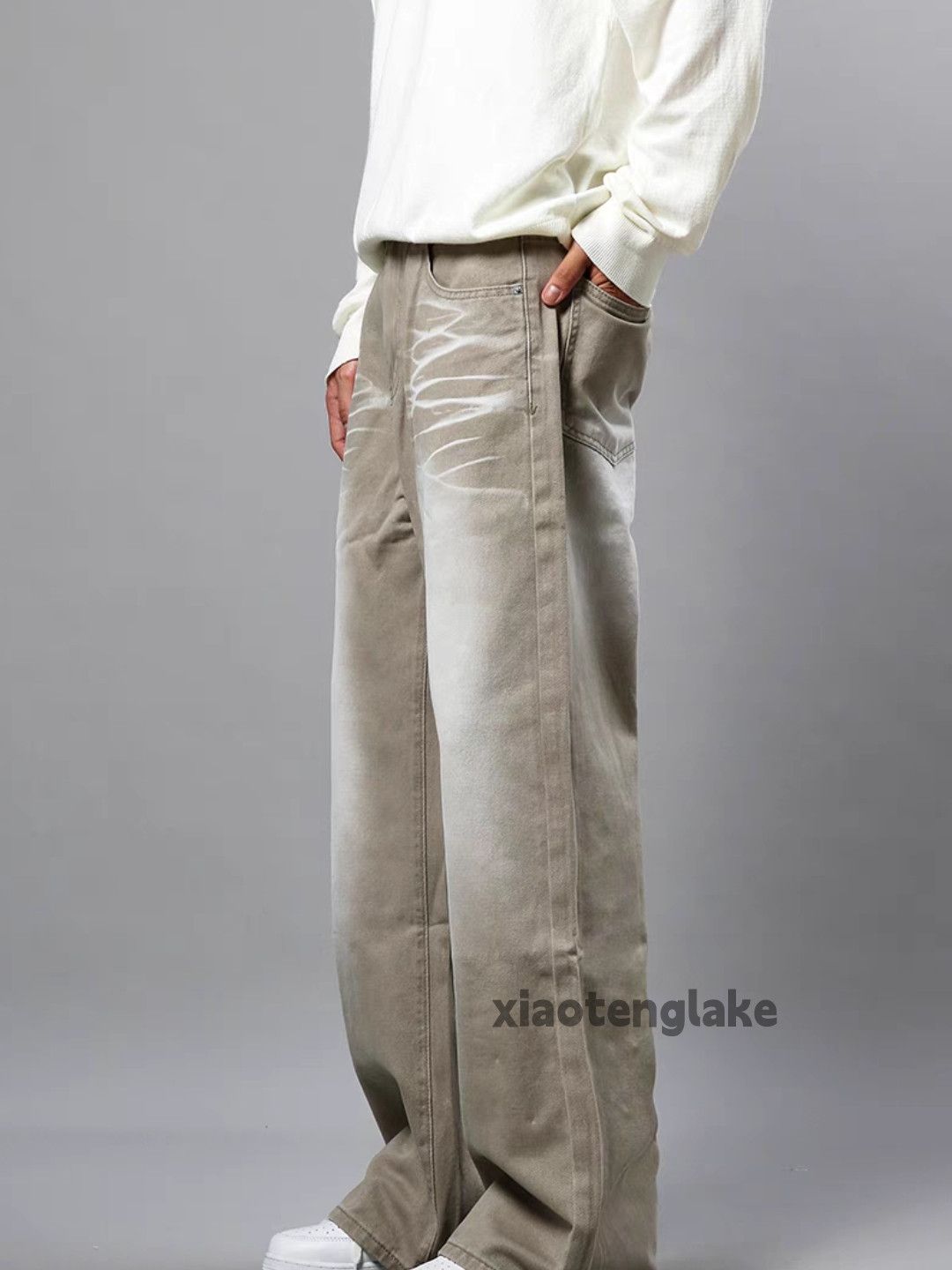 Jean × Vintage washed faded cleanfit yuppie loose y2k hiphop jeans Size US 30 / EU 46 - 1 Thumbnail
