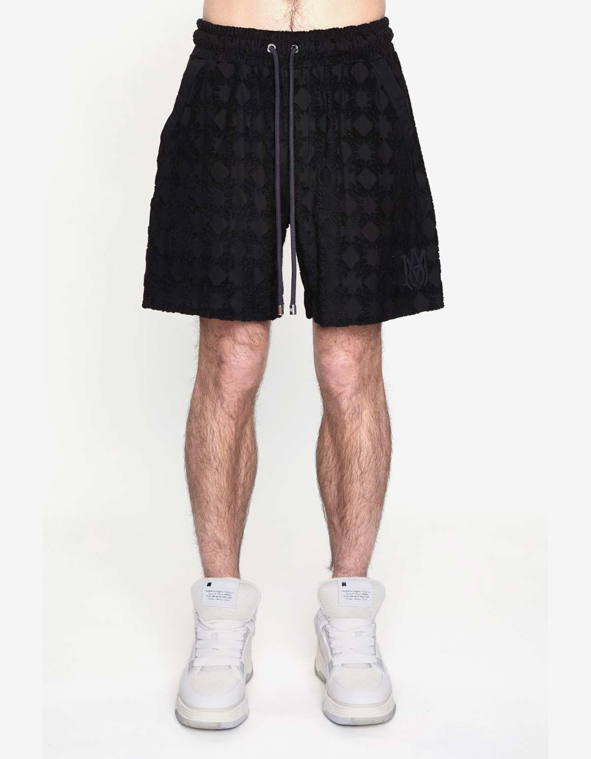 Amiri Amiri Black MA Quad Towelling Shorts Size US 36 / EU 52 - 2 Thumbnail