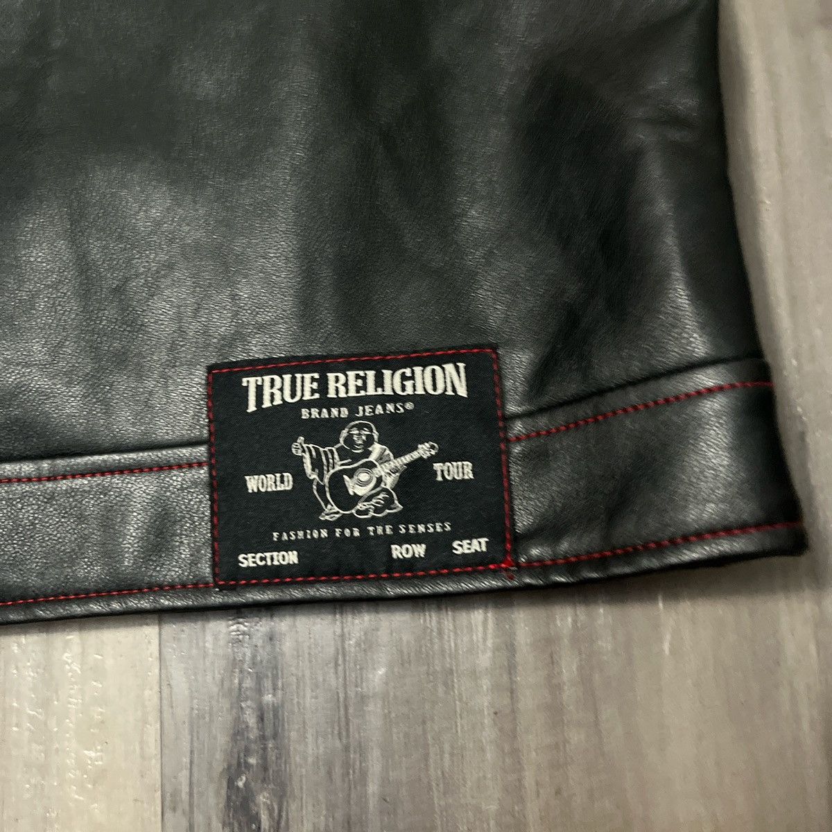 True Religion True religion leather black/red jacket Size US L / EU 52-54 / 3 - 4 Thumbnail