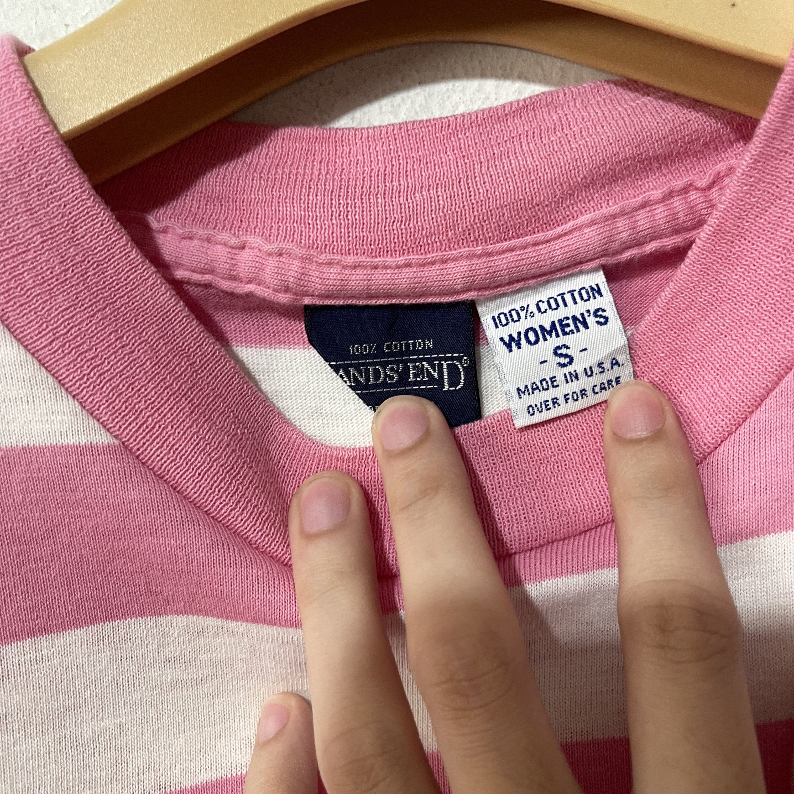 Vintage Vintage 90s Striped Pocket Tee Size US XS / EU 42 / 0 - 4 Thumbnail