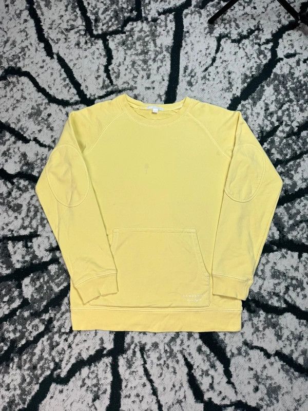 Burberry Burberry crewneck sweatshirt yellow logo S Size S / US 4 / IT 40 - 1 Thumbnail