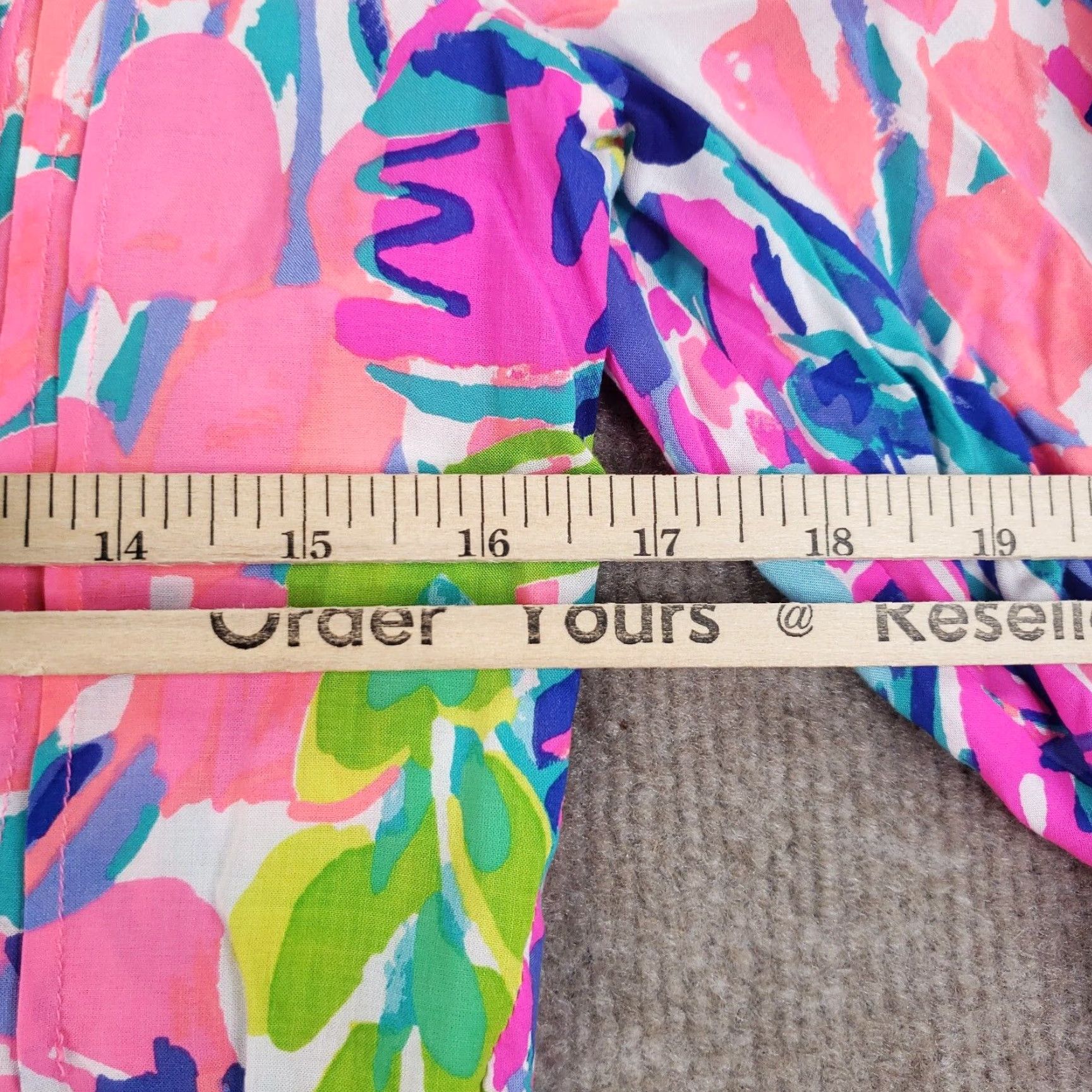 Lilly Pulitzer Lilly Pulitzer Tunic Blouse Womens XXS Pink Long Sleeve V-Neck Casual Lightweight Size XXS / US 00 / IT 34 - 3 Thumbnail