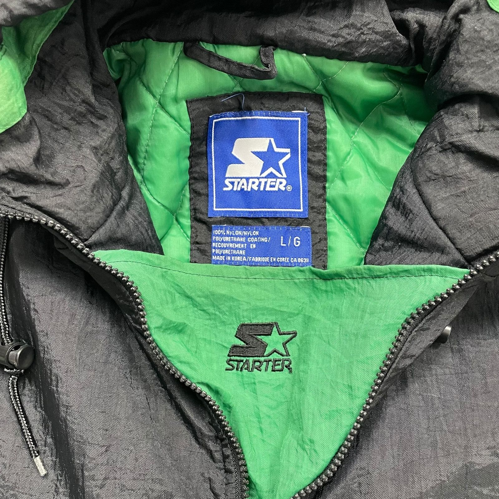 RARE 90s CFL SASKATCHEWAN ROUGHRIDERS STARTER PUFFER JACKET
