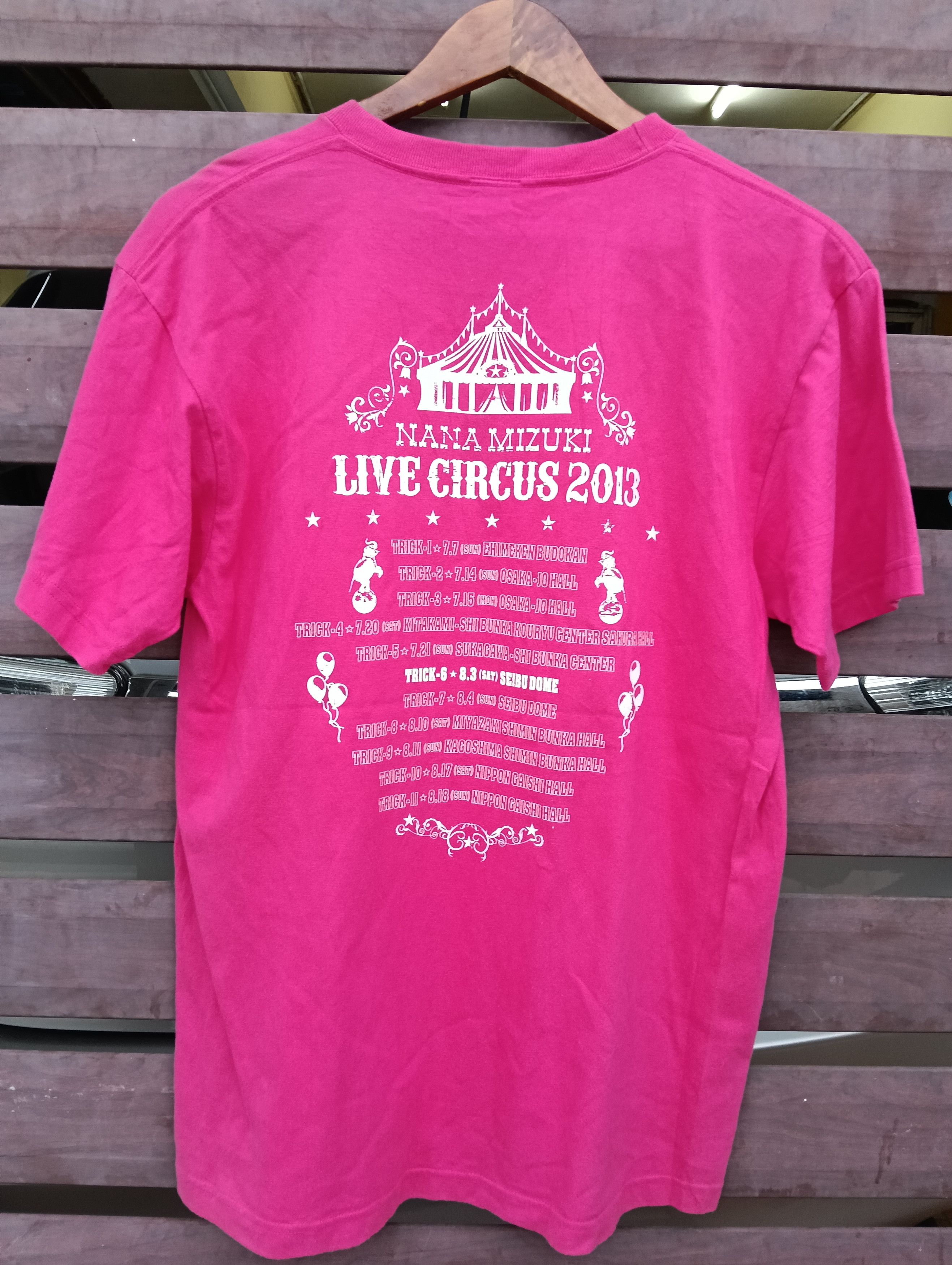 Band Tees Nana Mizuki Live Circus 2013 Tour T-Shirt Limited Edition Size US M / EU 48-50 / 2 - 2 Thumbnail