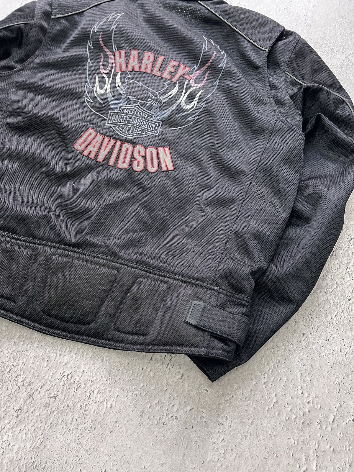 Harley Davidson VINTAGE GLAME EAGLE MESH HARLEY DAVIDSON JACKET MOTO RACING Size US XL / EU 56 / 4 - 11 Thumbnail