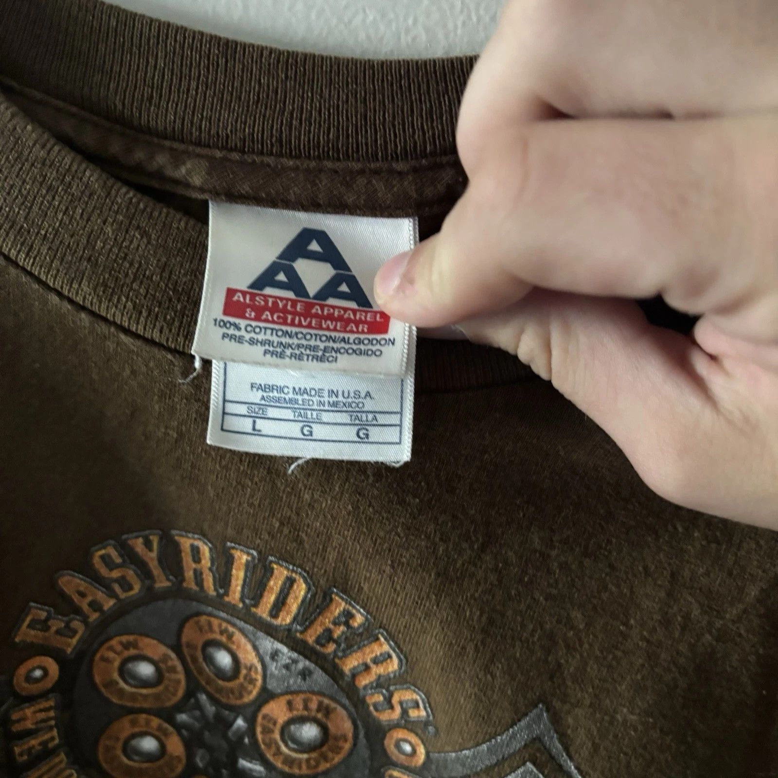 Harley Davidson Vtg Easyriders 2000's Men's Sz Large Brown Size US M / EU 48-50 / 2 - 3 Thumbnail