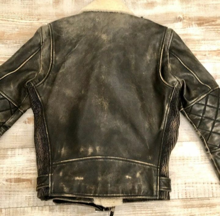 Dsquared2 Dsquared 2 shearling leather biker jacket Size US M / EU 48-50 / 2 - 6 Thumbnail