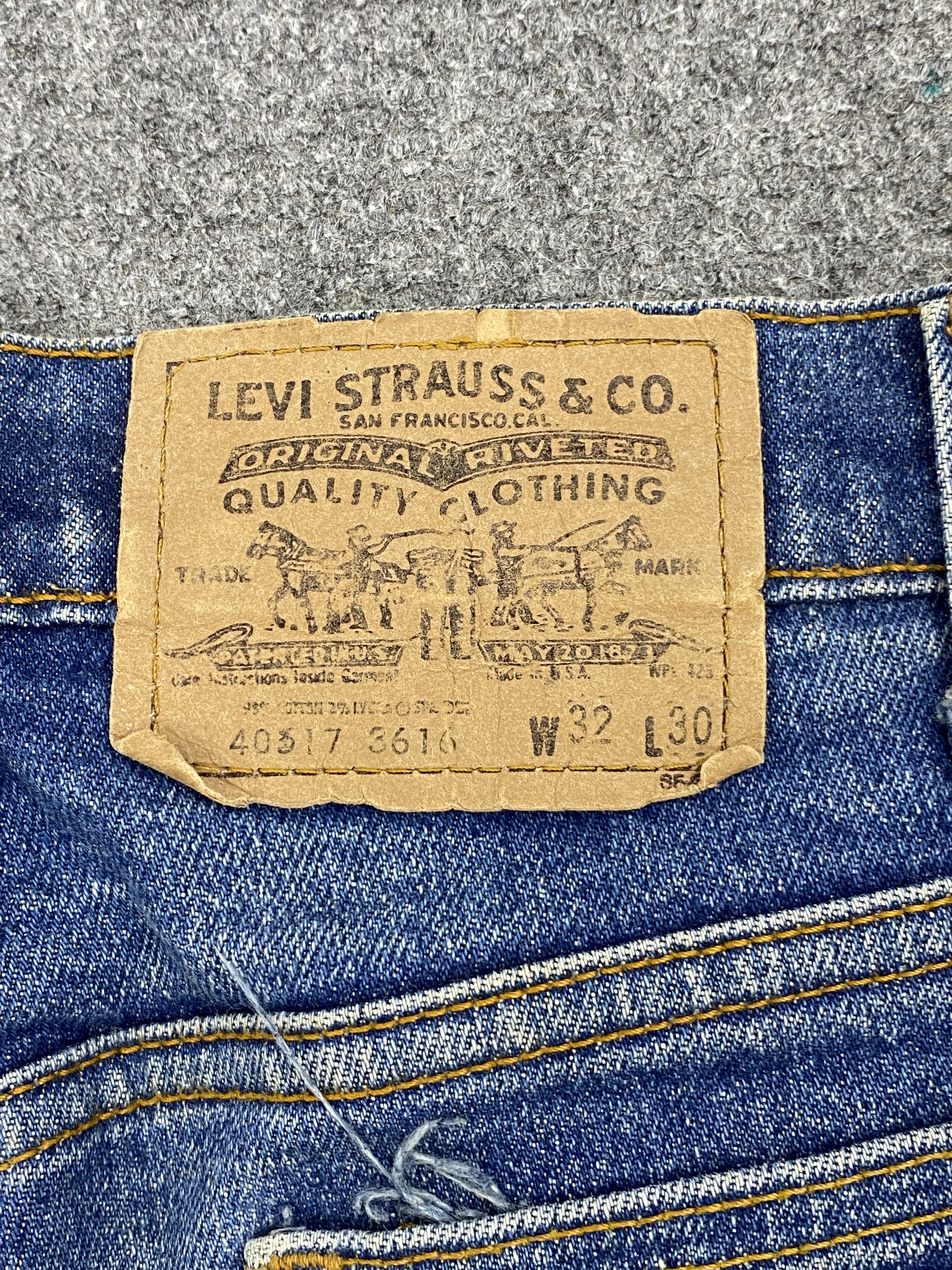 Levi's Vintage 80s Levis 517 Flared Bootcut Jeans DP2589 Size US 32 / EU 48 - 5 Thumbnail