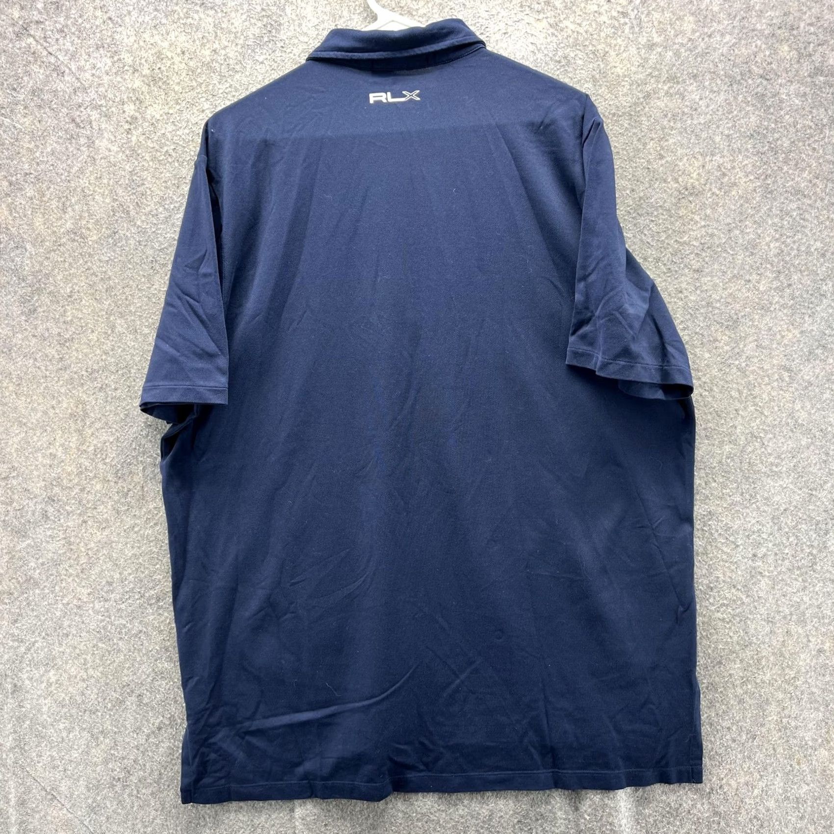 RLX Ralph Lauren RLX Ralph Lauren Polo Shirt Mens XL Blue Solid Golf Performance Stretch Casual Shirt Size US XL / EU 56 / 4 - 2 Thumbnail