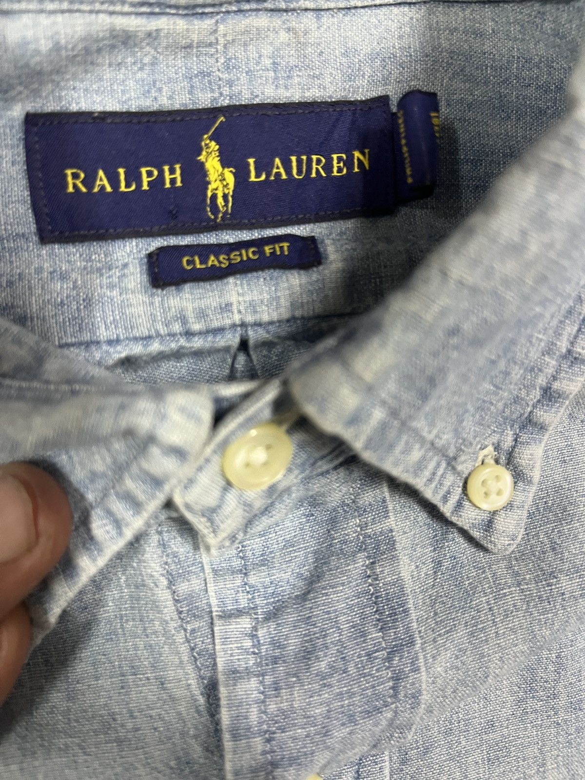 Polo Ralph Lauren × Ralph Lauren Polo ralph lauren shirt button chambray Size US M / EU 48-50 / 2 - 9 Thumbnail