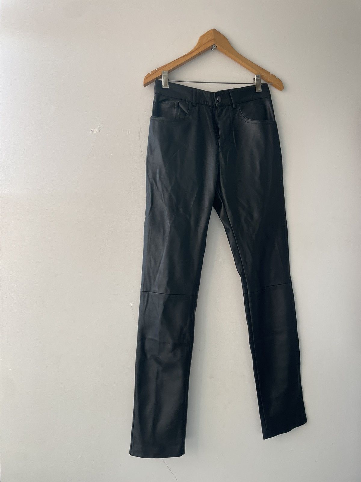 Vintage Vintage leather trousers Size 25" / US 0 / IT 36 - 4 Thumbnail