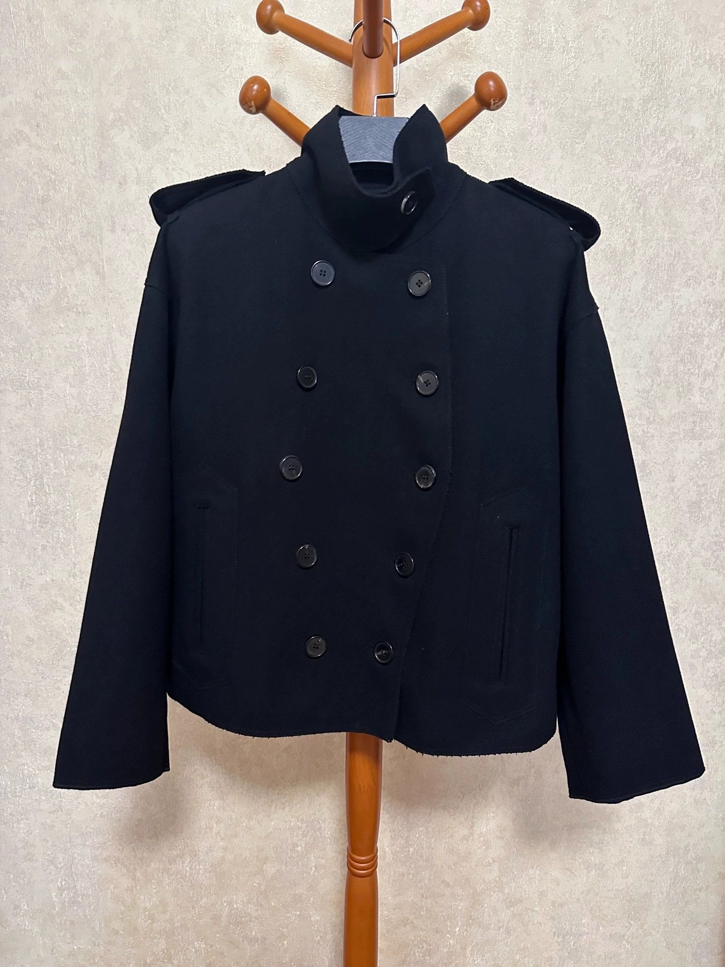 Valentino Valentino Wool Double-Breasted Coat - dmc Size US L / EU 52-54 / 3 - 1 Thumbnail