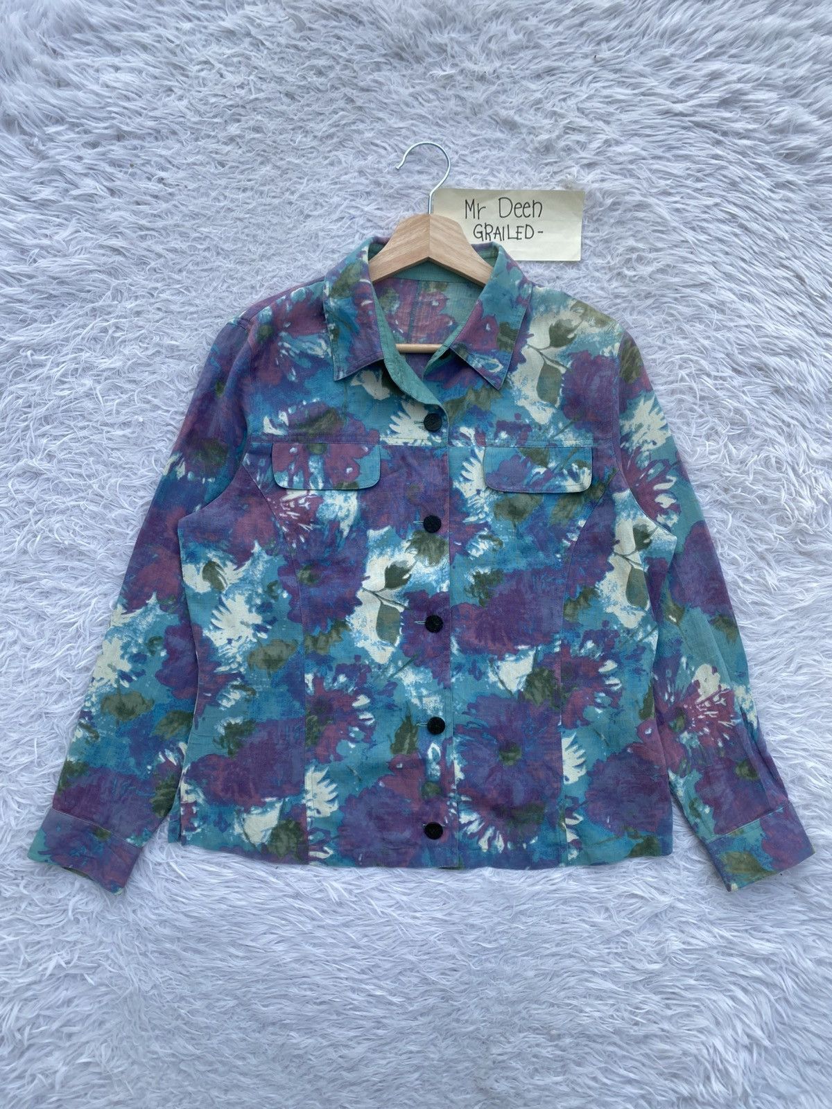 Longchamp Rare Longchamp Tie Dye Shirt Size M / US 6-8 / IT 42-44 - 5 Thumbnail