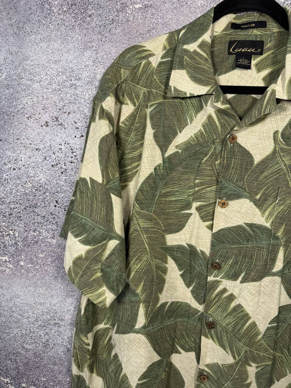 Other LUAU Finest Silk Tropical Hawaiian Palm Tree Print Shirt Size US L / EU 52-54 / 3 - 3 Thumbnail