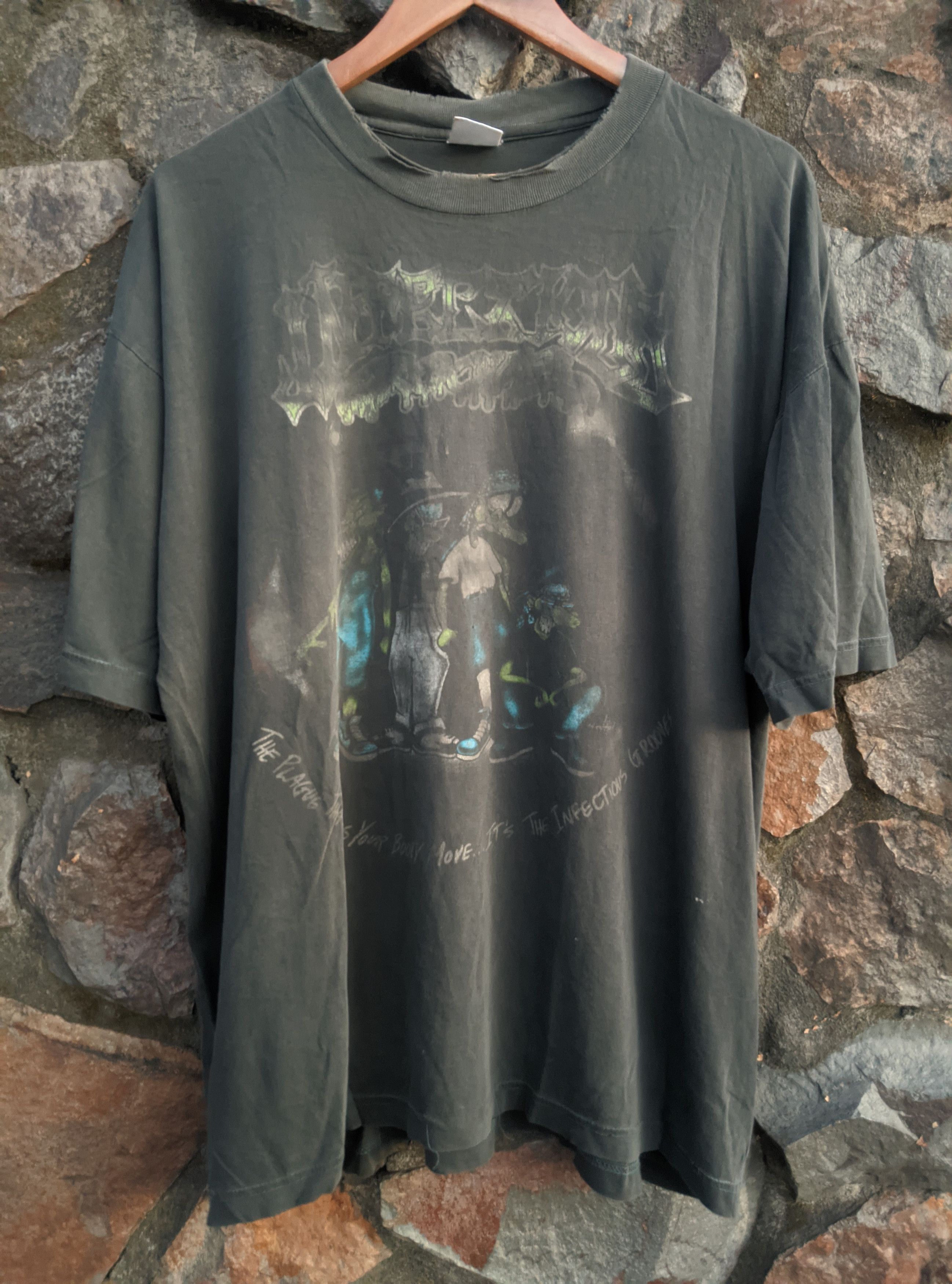 Band Tees Vintage 1992 infectious groove the plague distressed t shirt Size US XL / EU 56 / 4 - 1 Thumbnail