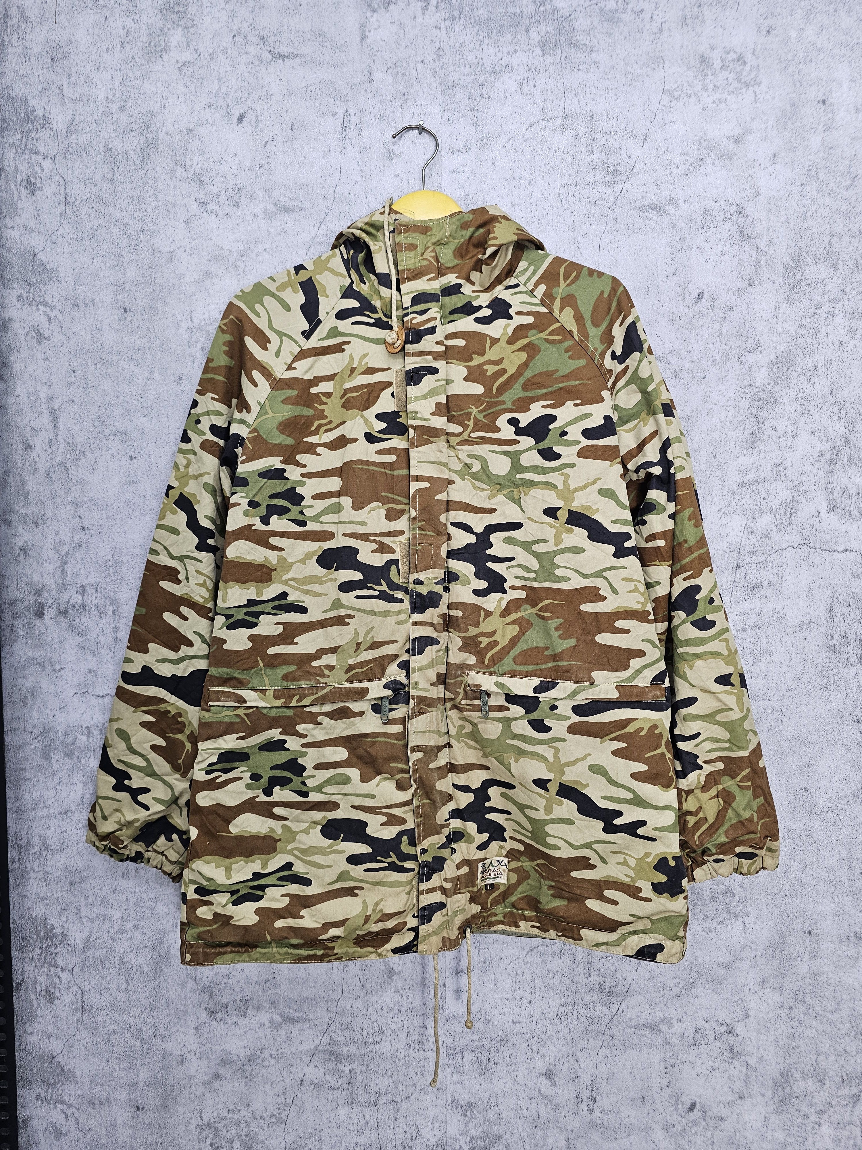 Asics Vtg TARAS BOULBA By Asics Camouflage Revesible Jacket J0086 Size US L / EU 52-54 / 3 - 1 Thumbnail